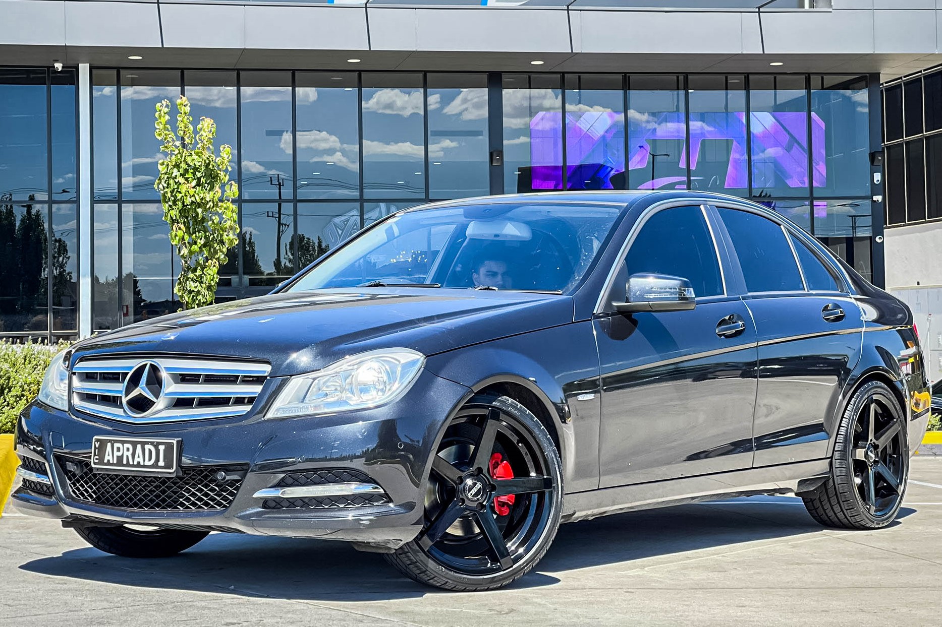 Mercedes Benz C Class Hussla Zane Gloss Black Wheel