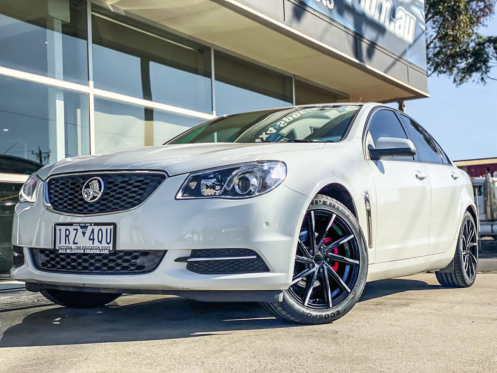 Holden Commodore Hussla Alz Gloss Black Machined Tips