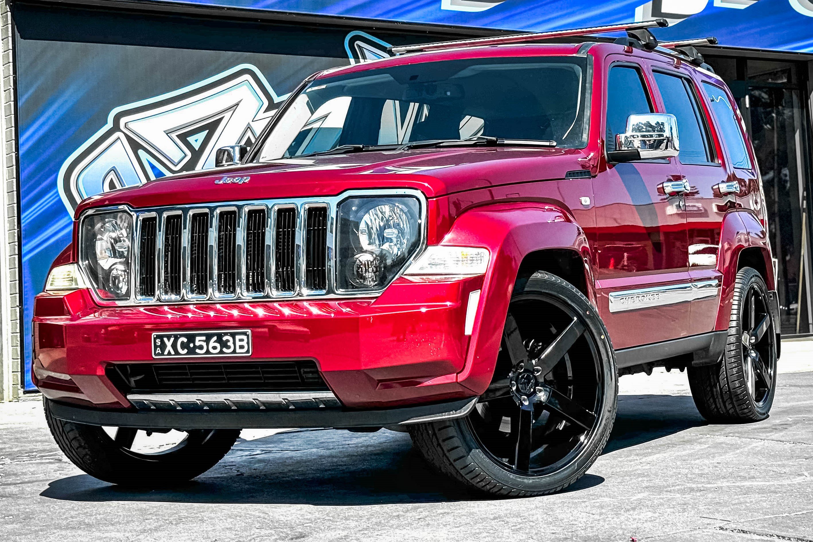 Jeep Cherokee Hussla Billz Gloss Black Wheel