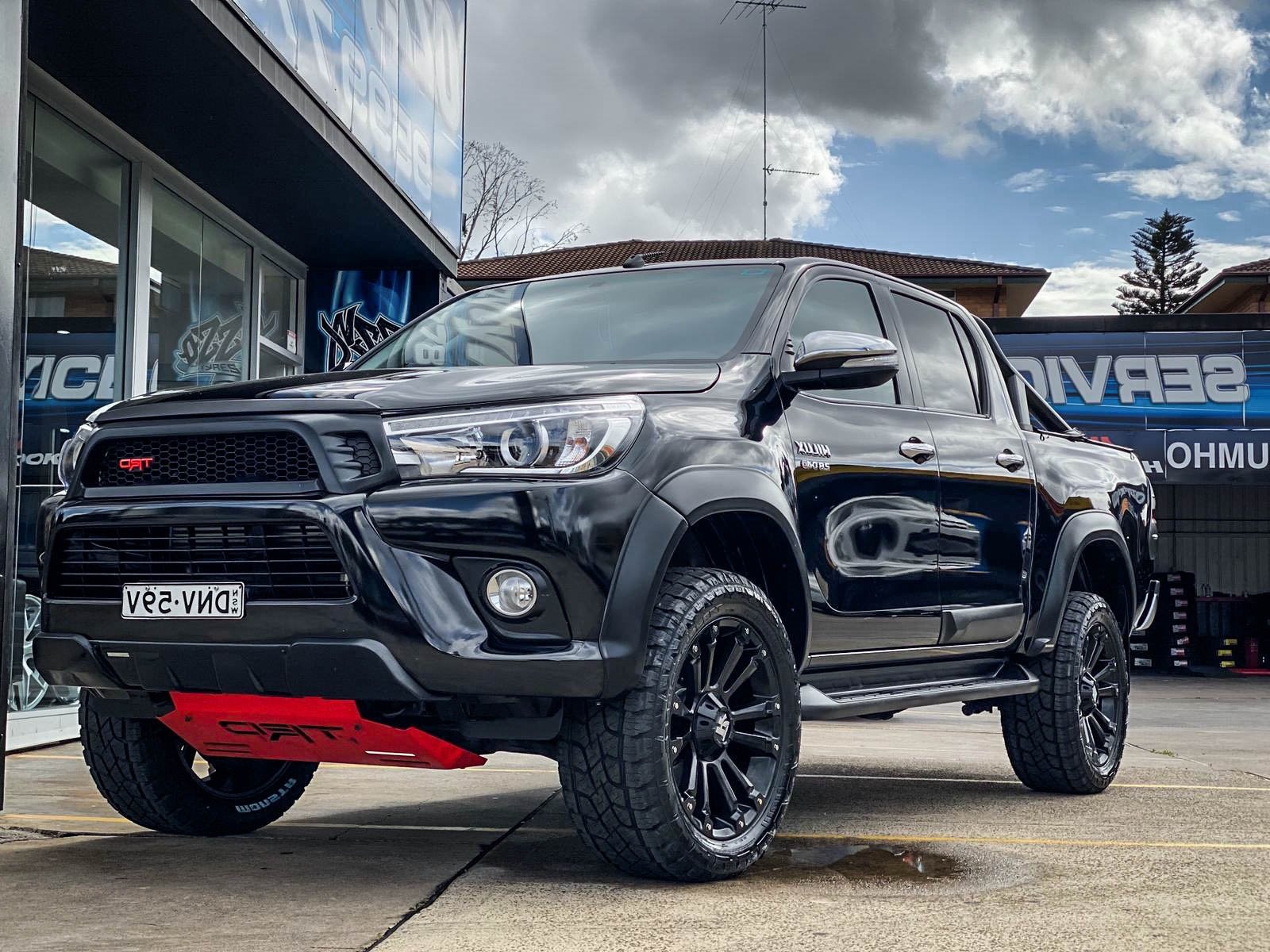 TOYOTA HILUX TRD HUSSLA AMBUSH MATTE BLACK Wheel 1524