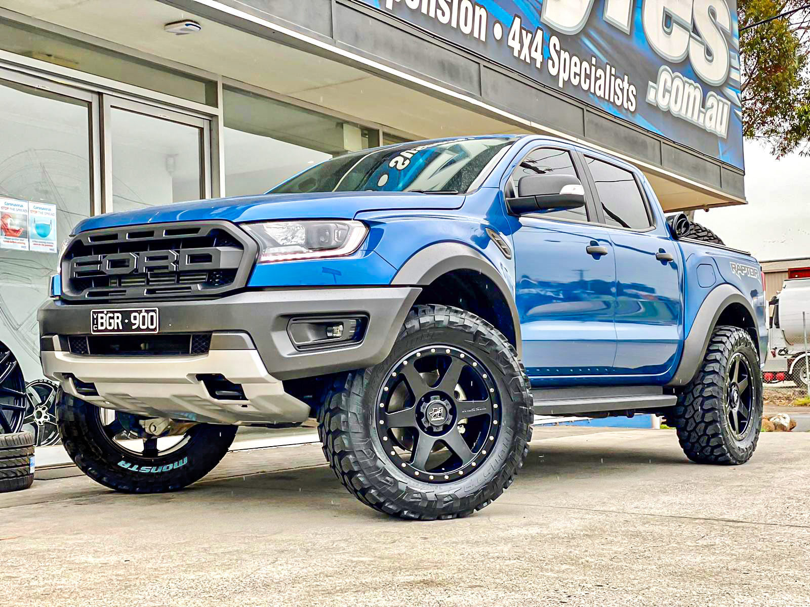 Ford Ranger Hussla Spitfire Matte Black