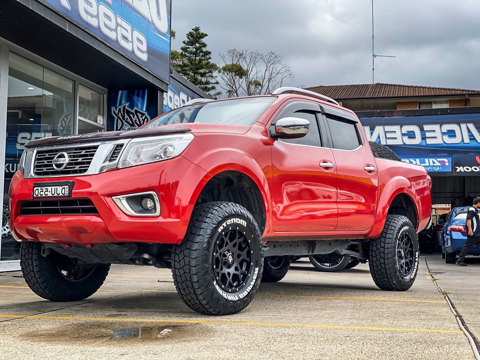 Nissan Navara Hussla Glock Matte Black Wheel