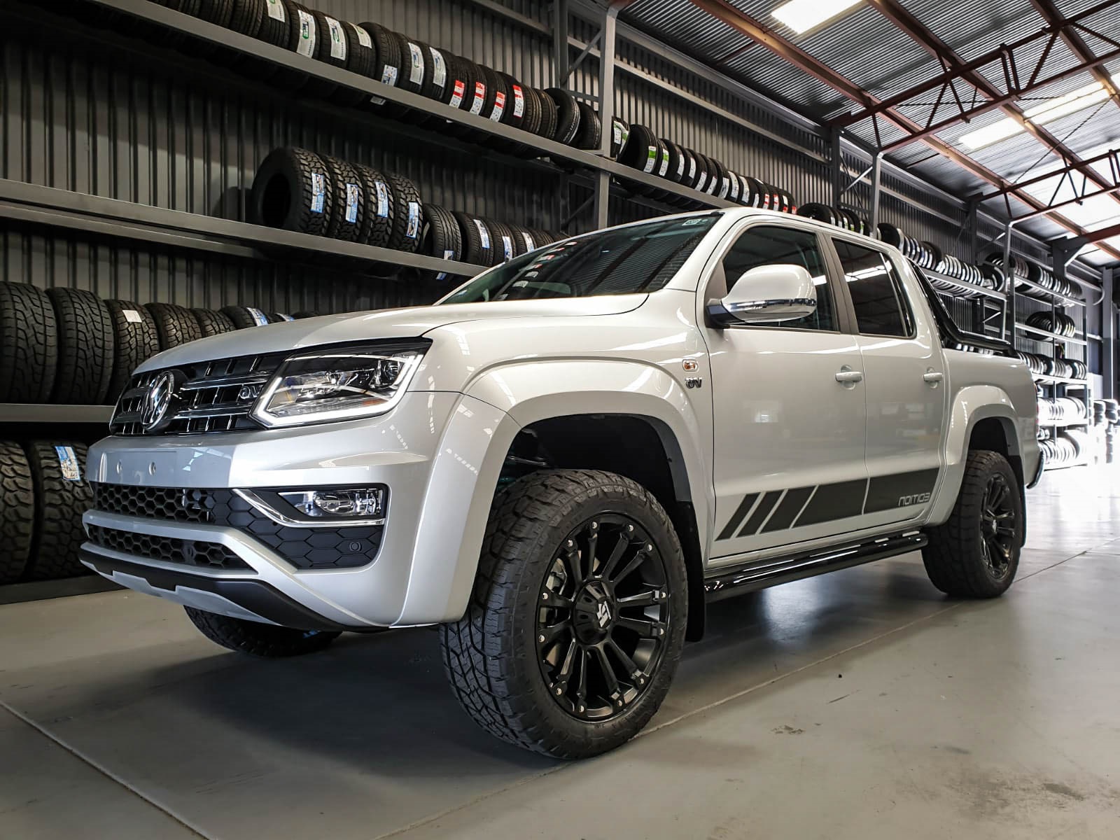 VOLKSWAGEN AMAROK HUSSLA AMBUSH MATTE BLACK Wheel 367