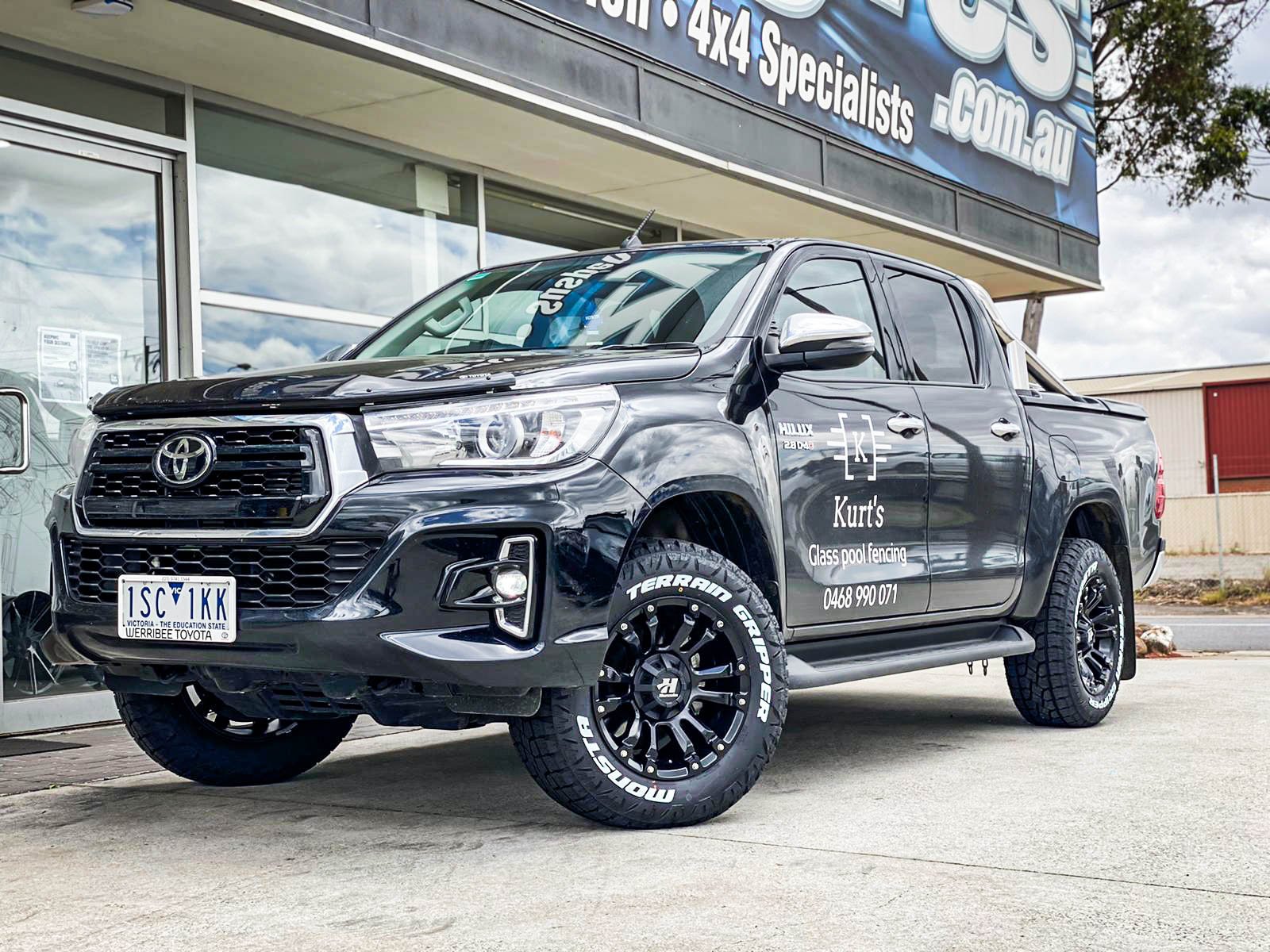 TOYOTA HILUX HUSSLA AMBUSH MATTE BLACK 4590