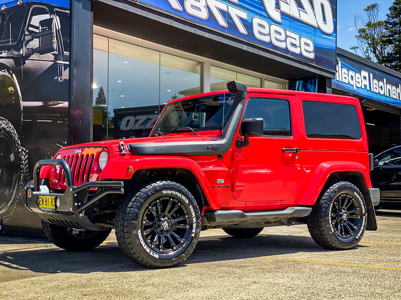 JEEP WRANGLER HUSSLA AMBUSH MATTE BLACK Wheel 5930