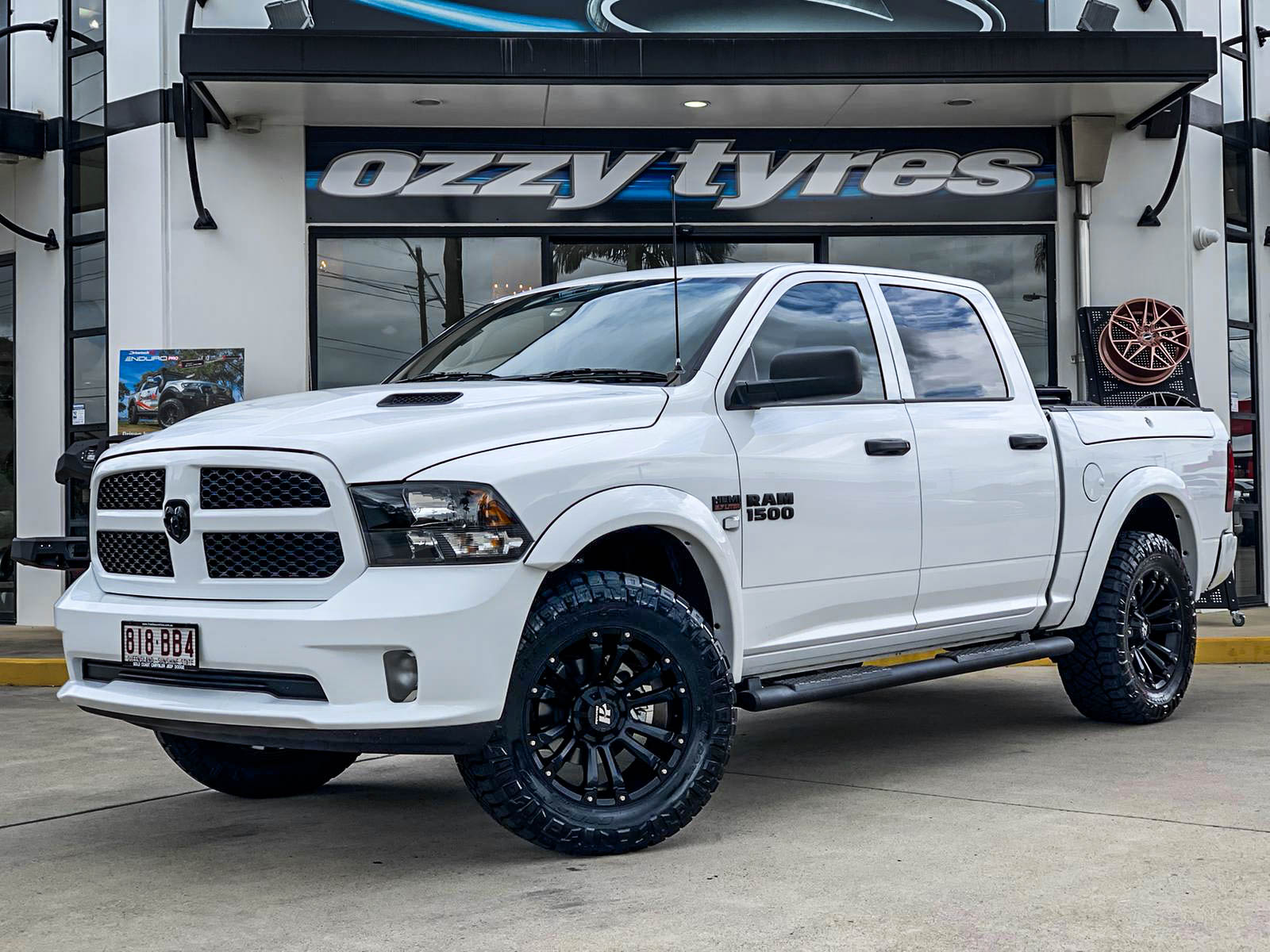 Ram Hussla Ambush Matte Black Wheel