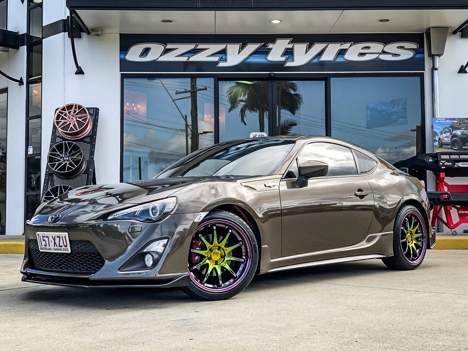 TOYOTA 86 HUSSLA JDM BURNT TITANIUM Wheel 6790