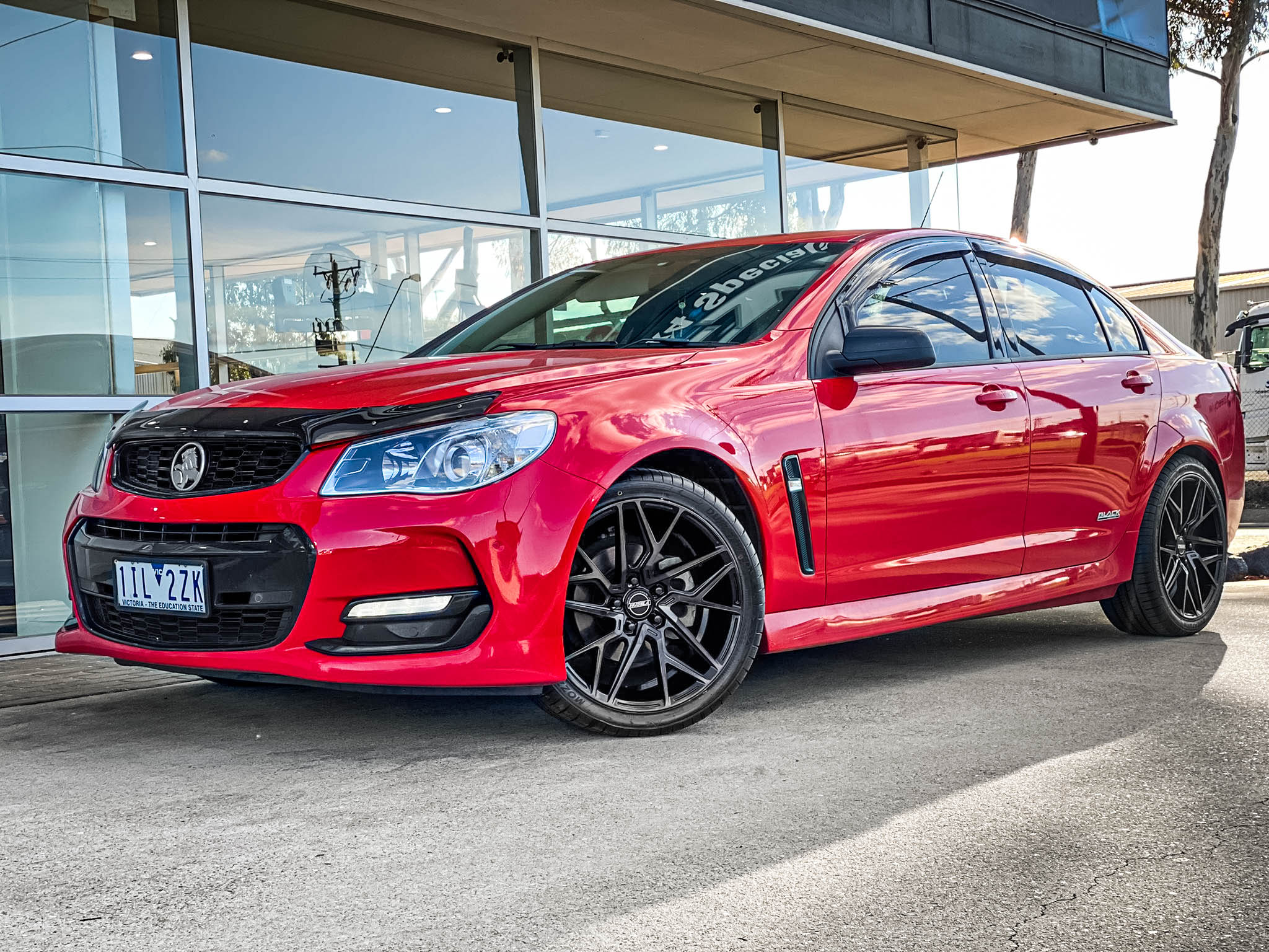 HOLDEN COMMODORE HUSSLA JACQUES GLOSS BLACK DARK TINT Wheel #10036