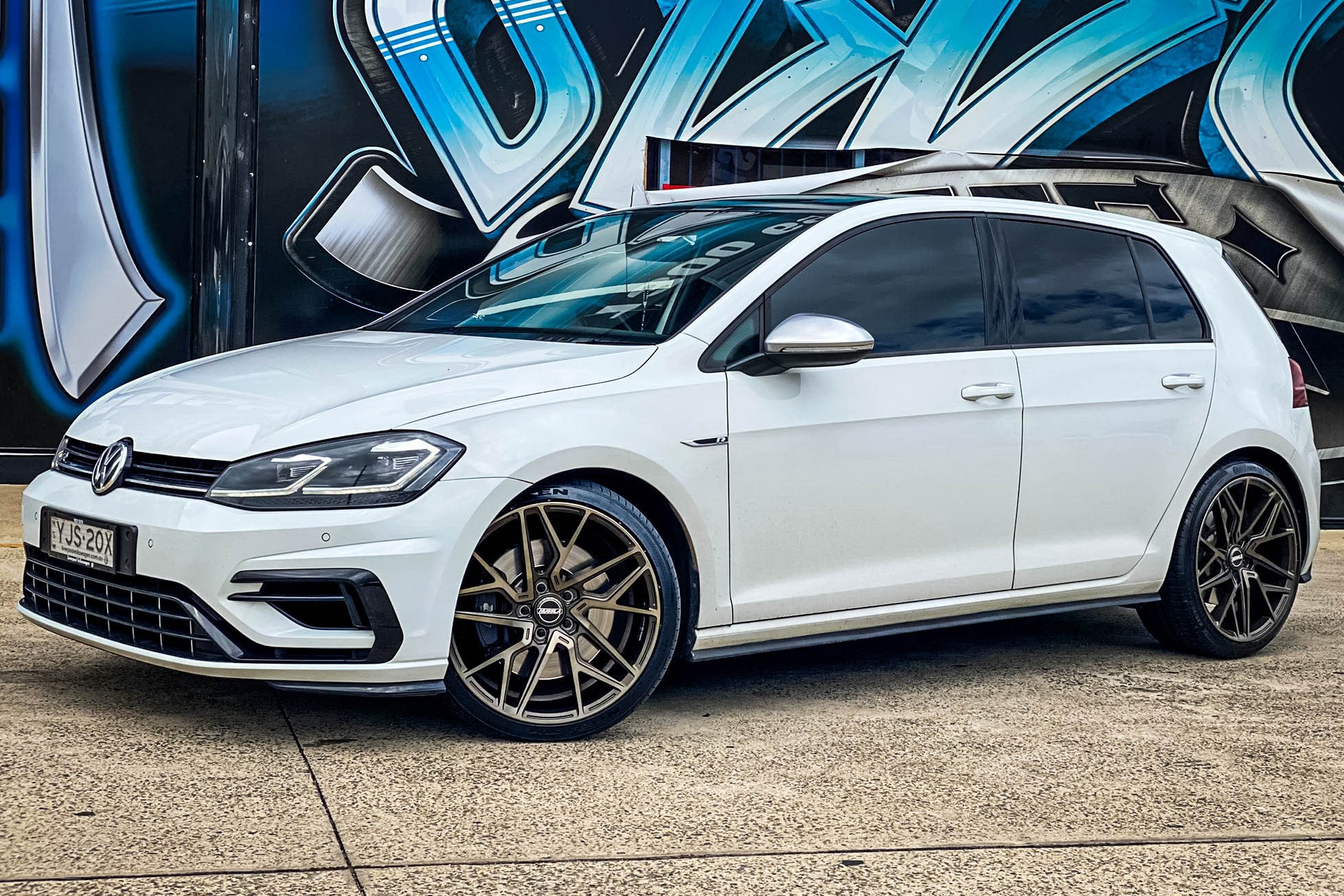 VOLKSWAGEN GOLF R HUSSLA JACQUES MATTE BRONZE BRONZE TINT FACE Wheel #10910