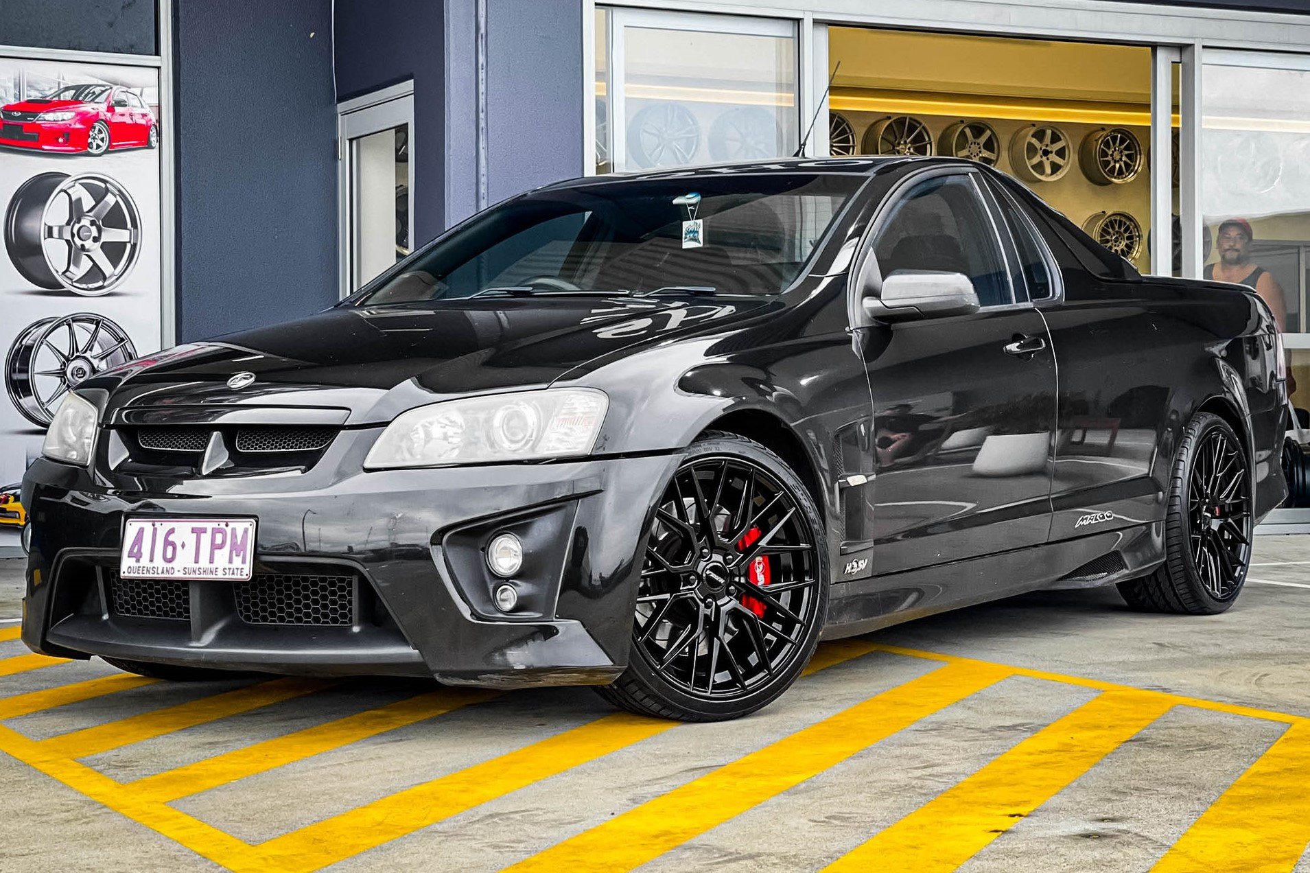 HOLDEN HSV MALOO HUSSLA LIT GLOSS BLACK Wheel #11027