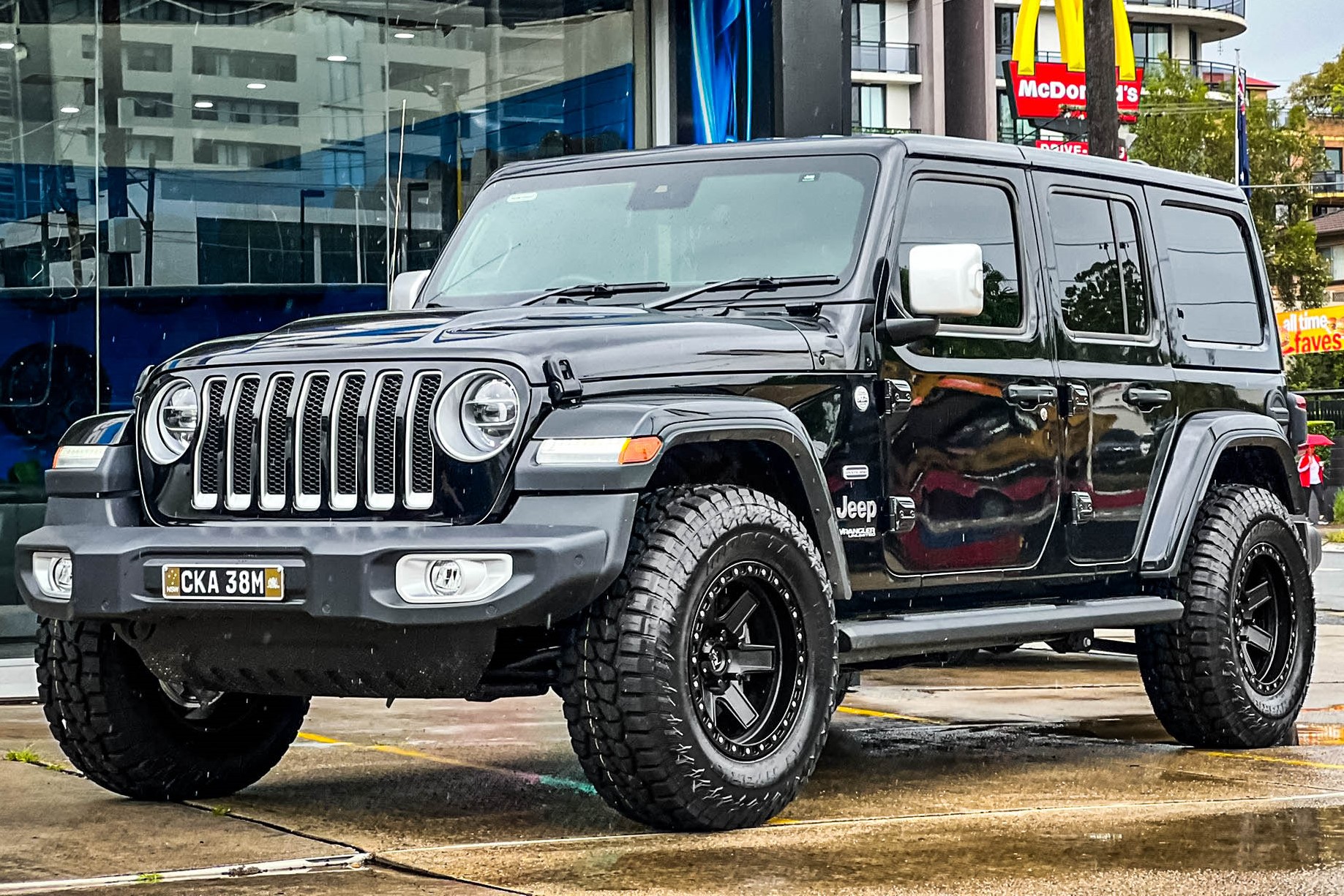 JEEP WRANGLER HUSSLA MARSHAL MATTE BLACK Wheel 11183