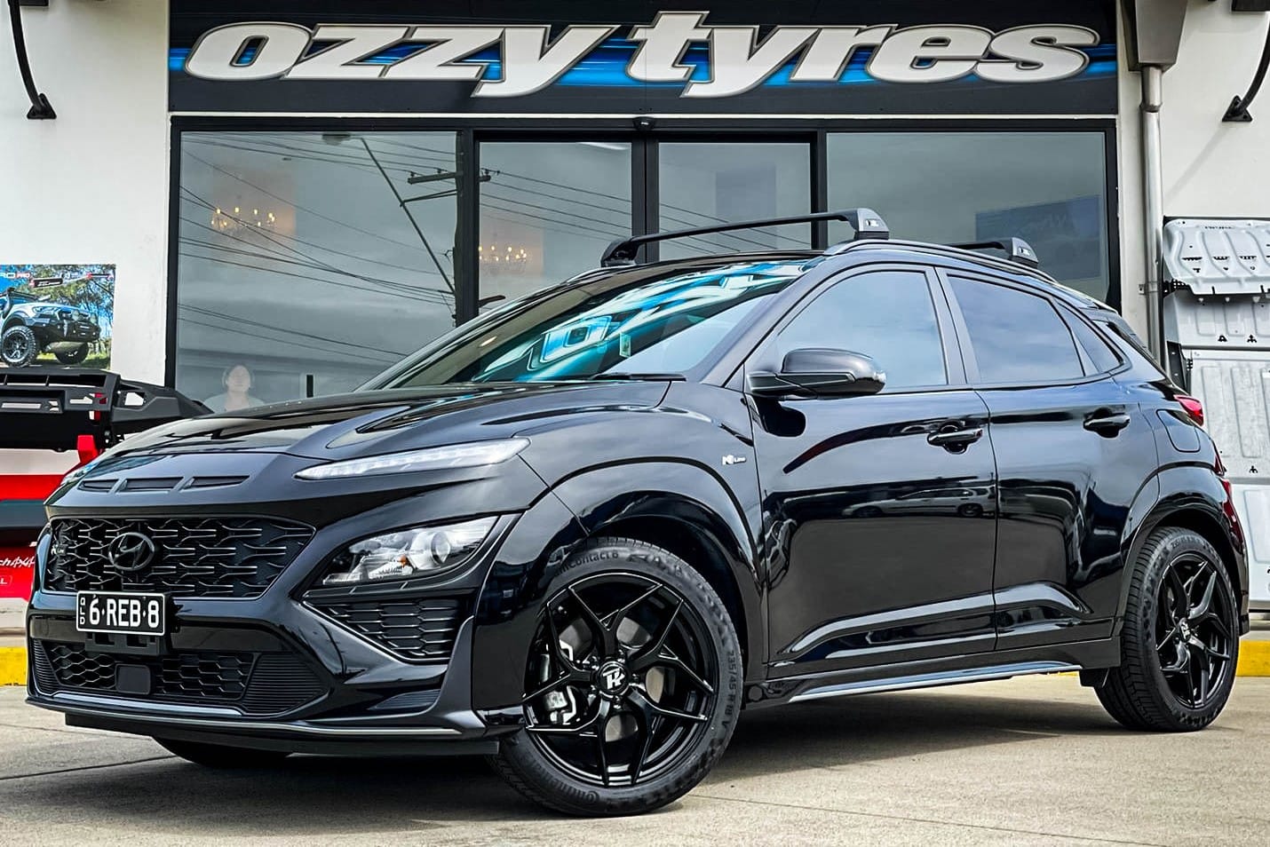 HYUNDAI KONA HUSSLA SHAZ GLOSS BLACK Wheel 11754