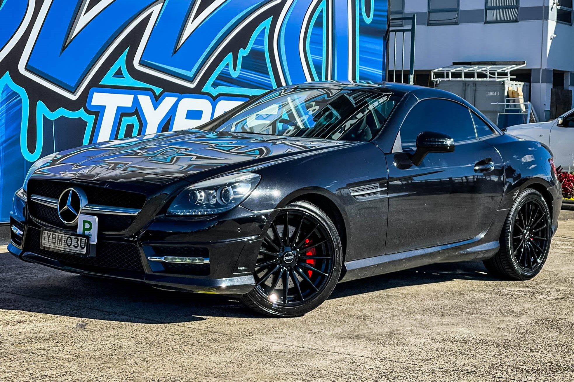 MERCEDES-BENZ SLK-CLASS HUSSLA BERLIN GLOSS BLACK Wheel #11767