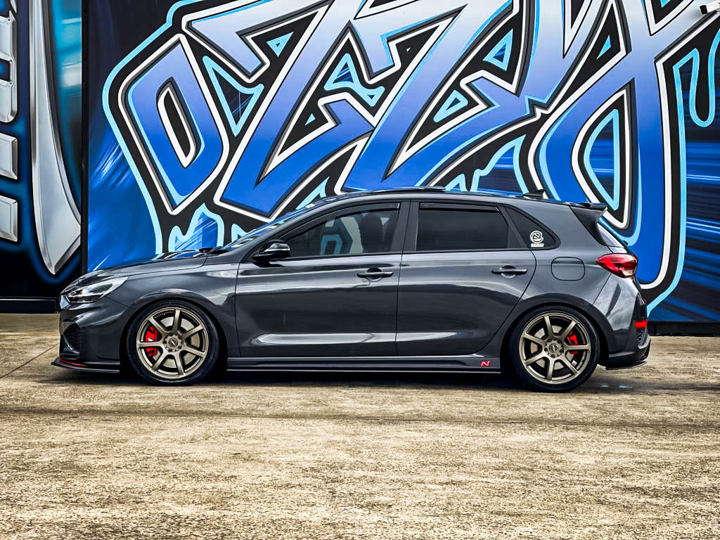 hyundai i30 n hussla osaka matte bronze wheel #11843