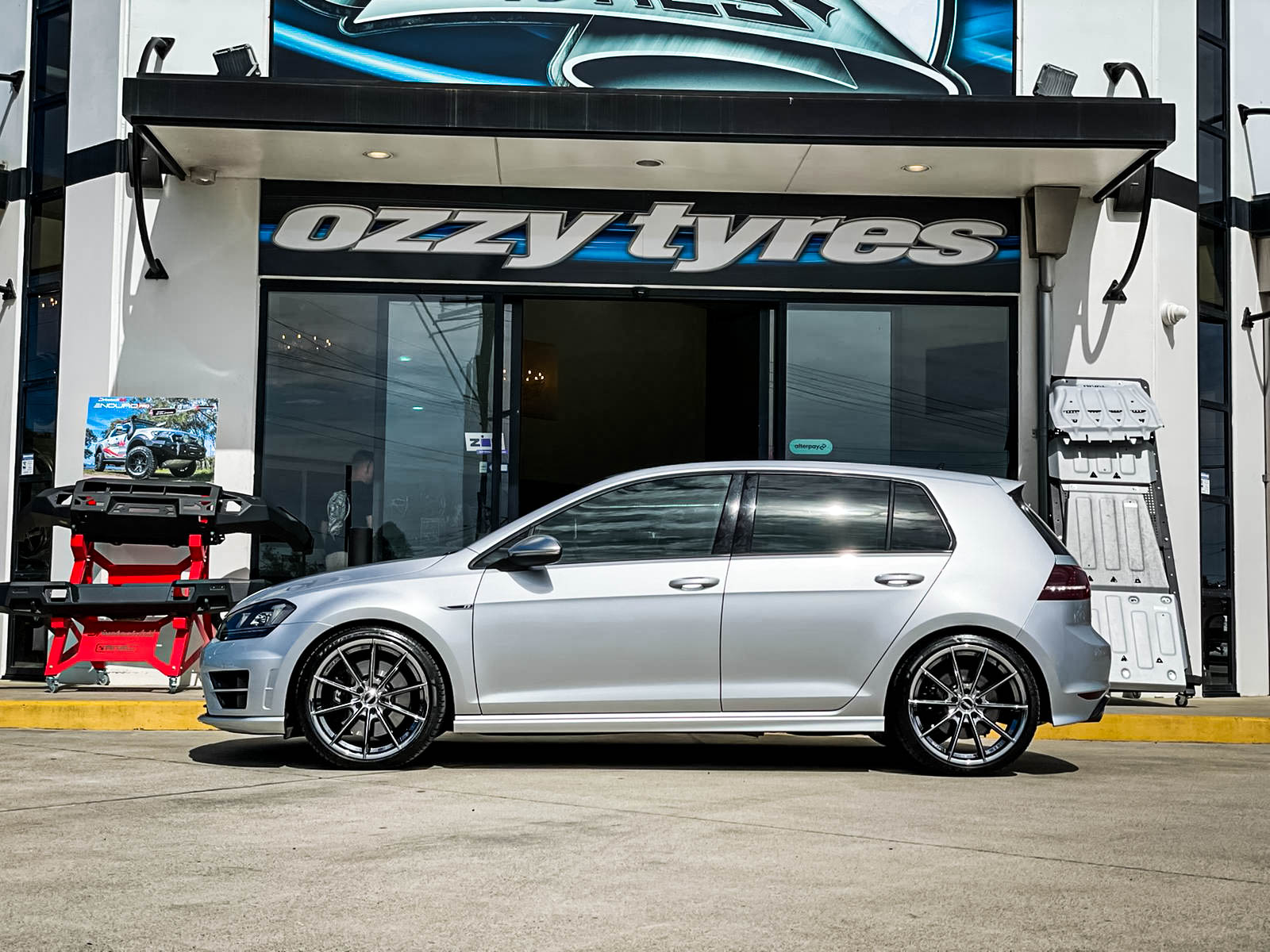 Moz Rims volkswagen golf r hussla moz black chrome wheel #11890
