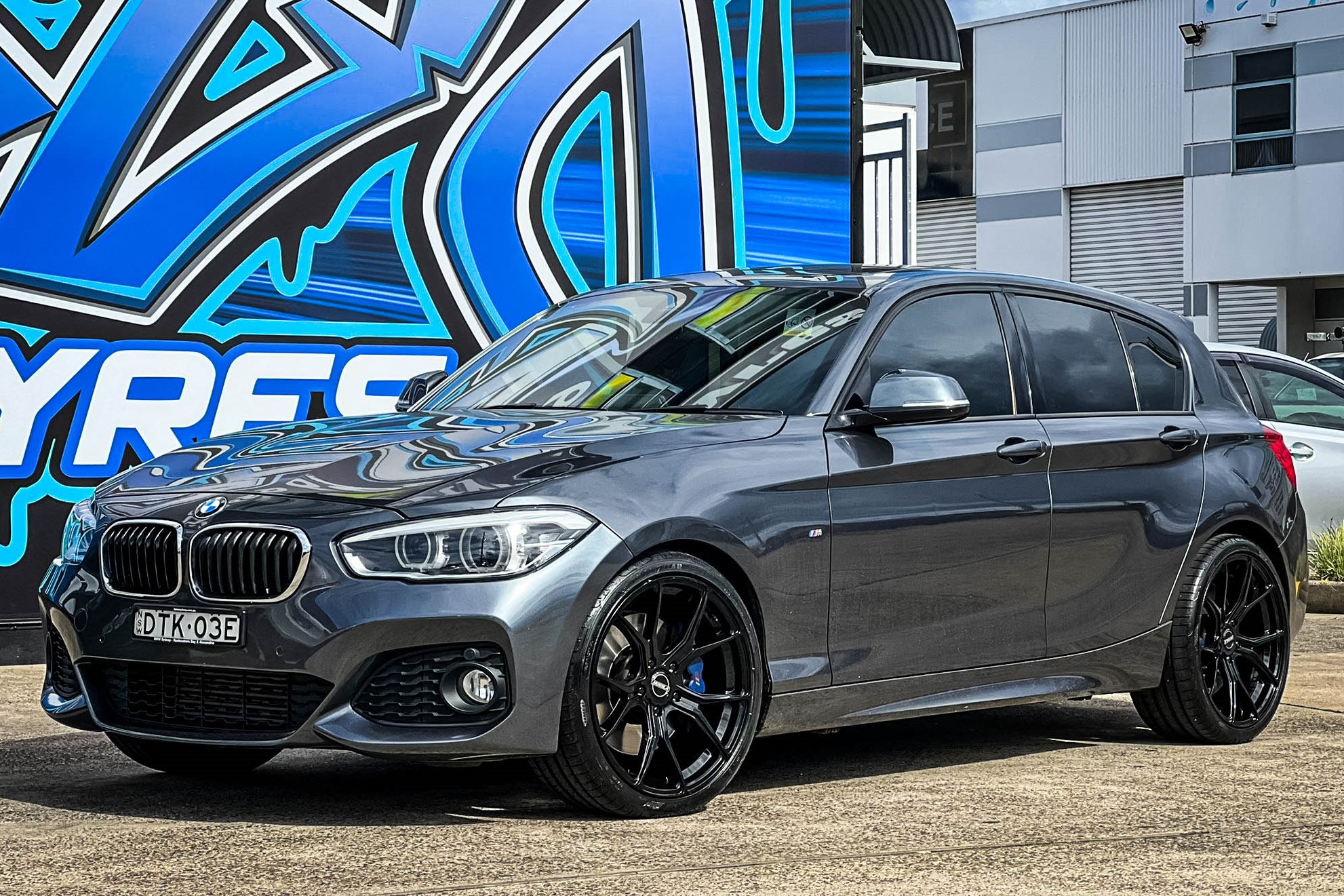 BMW 1 SERIES HUSSLA BREEZY GLOSS BLACK Wheel #11910