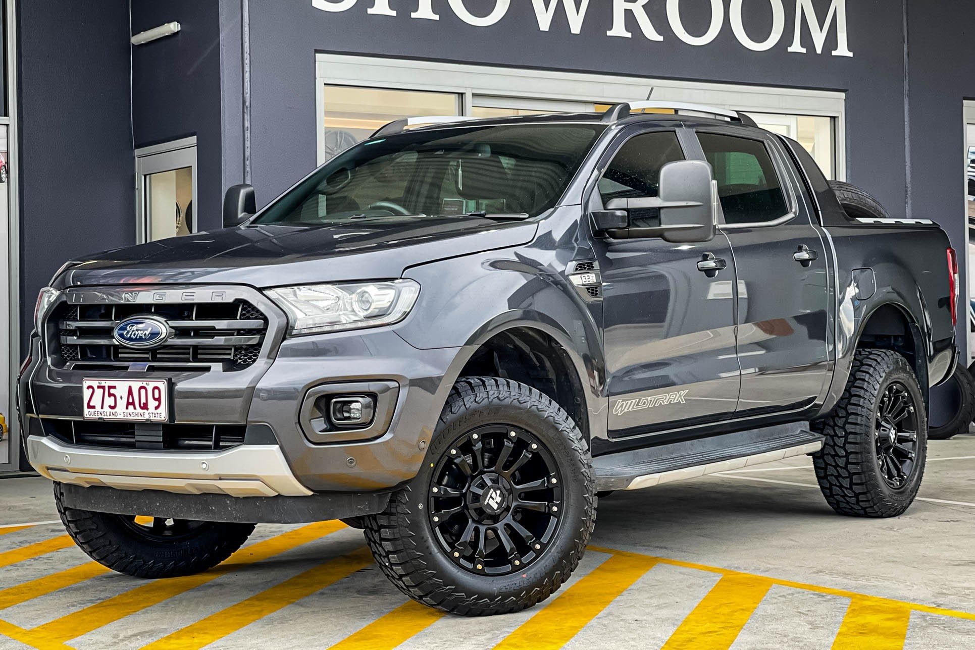 FORD RANGER HUSSLA AMBUSH MATTE BLACK Wheel #12015