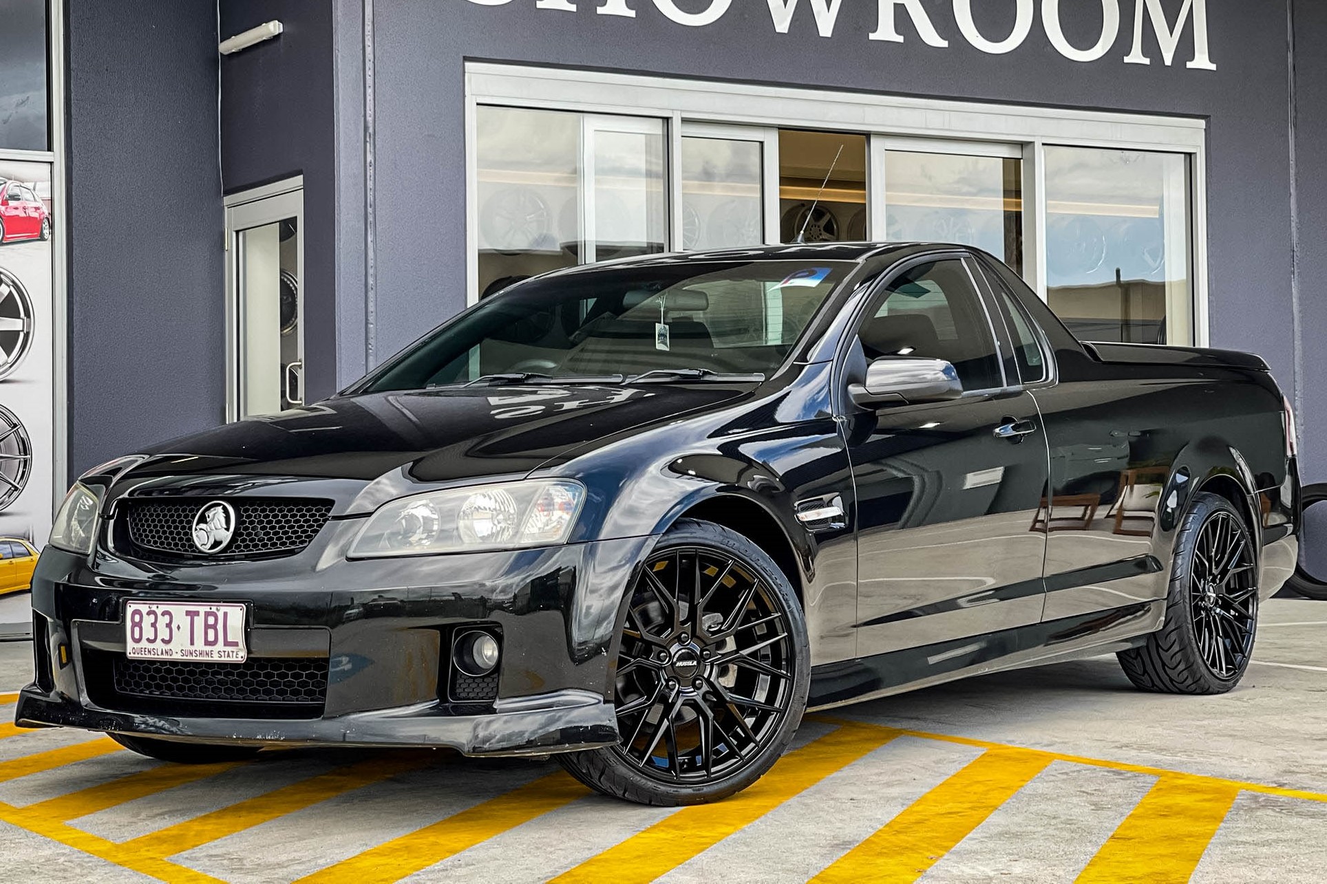 HOLDEN COMMODORE HUSSLA LIT GLOSS BLACK Wheel #12017