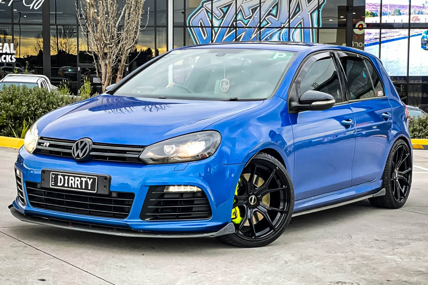 Golf R Cuzzzy VOLKSWAGEN GOLF R HUSSLA BREEZY GLOSS BLACK Wheel #12146