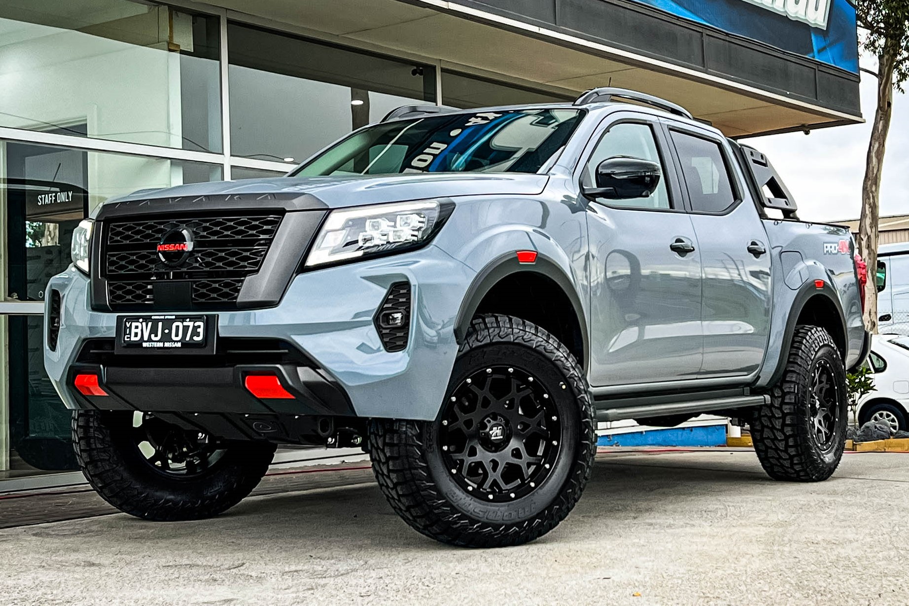 Nissan Navara Hussla Glock Matte Black Wheel #12288