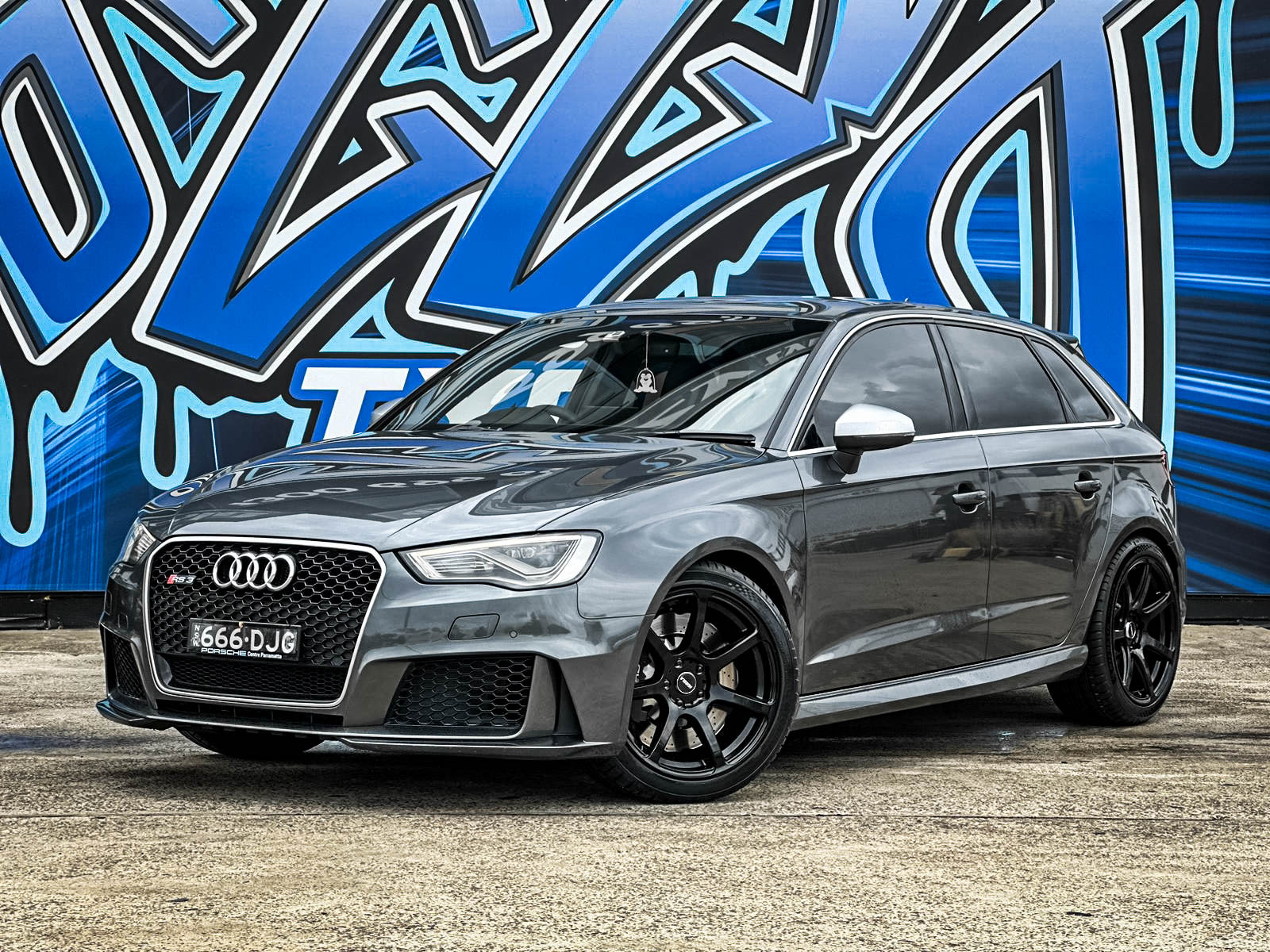 AUDI RS3 HUSSLA OSAKA GLOSS BLACK Wheel #12505