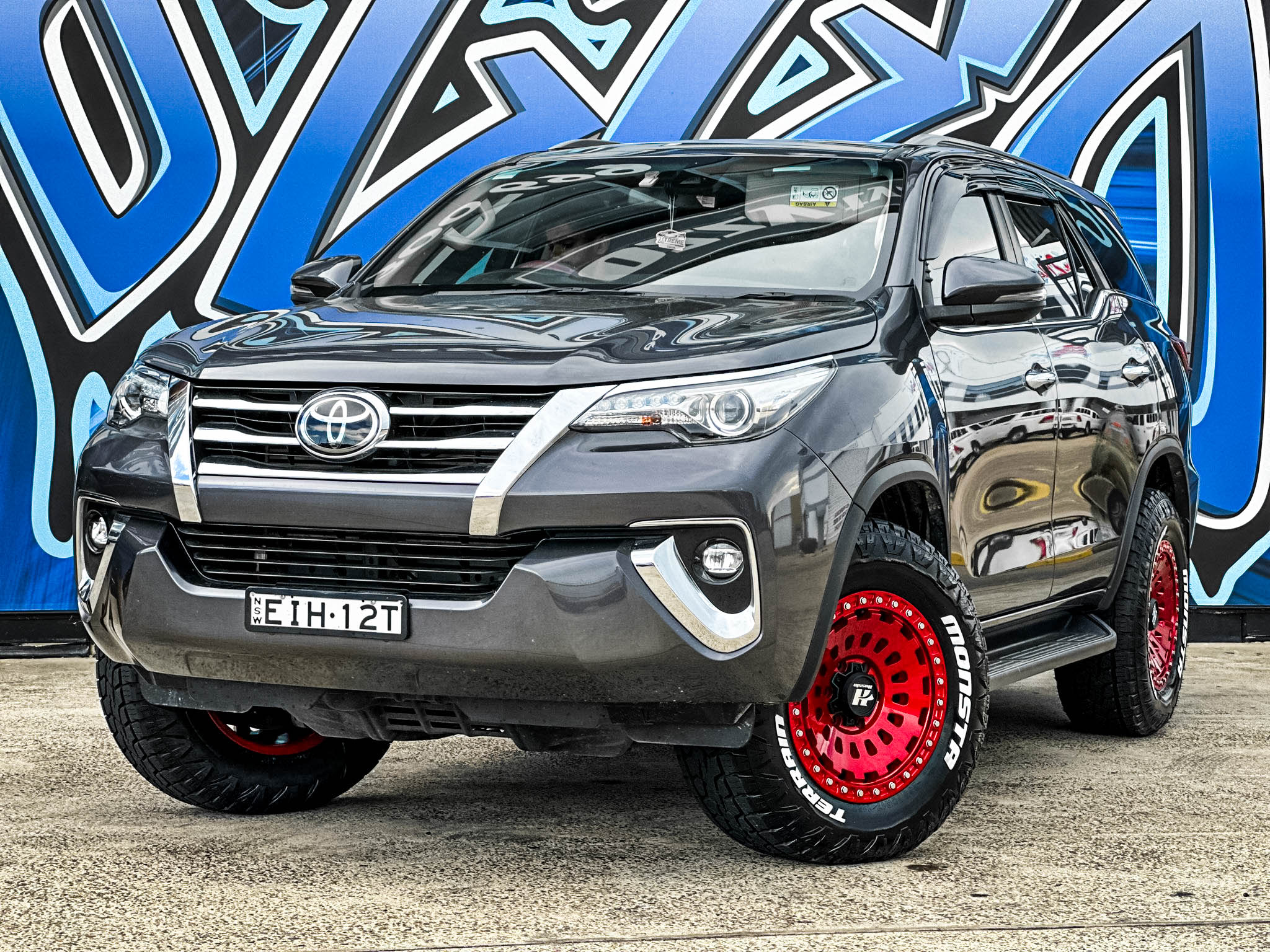 TOYOTA FORTUNER HUSSLA STRIKEFORCE CANDY RED Wheel #12701