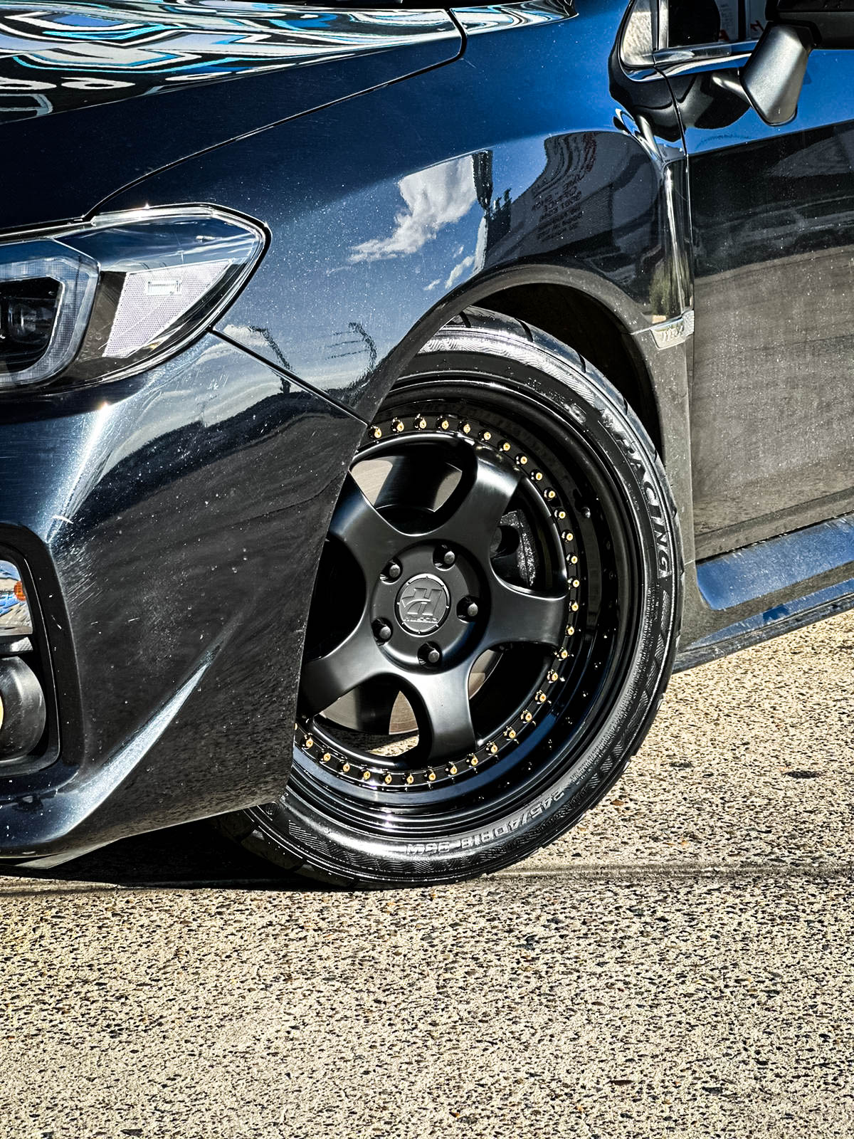 SUBARU_IMPREZA_WRX_HUSSLA_ZEN_MATTE_BLACK_GOLD_RIVETS_GLOSS_BLACK_LIP_4.jpg
