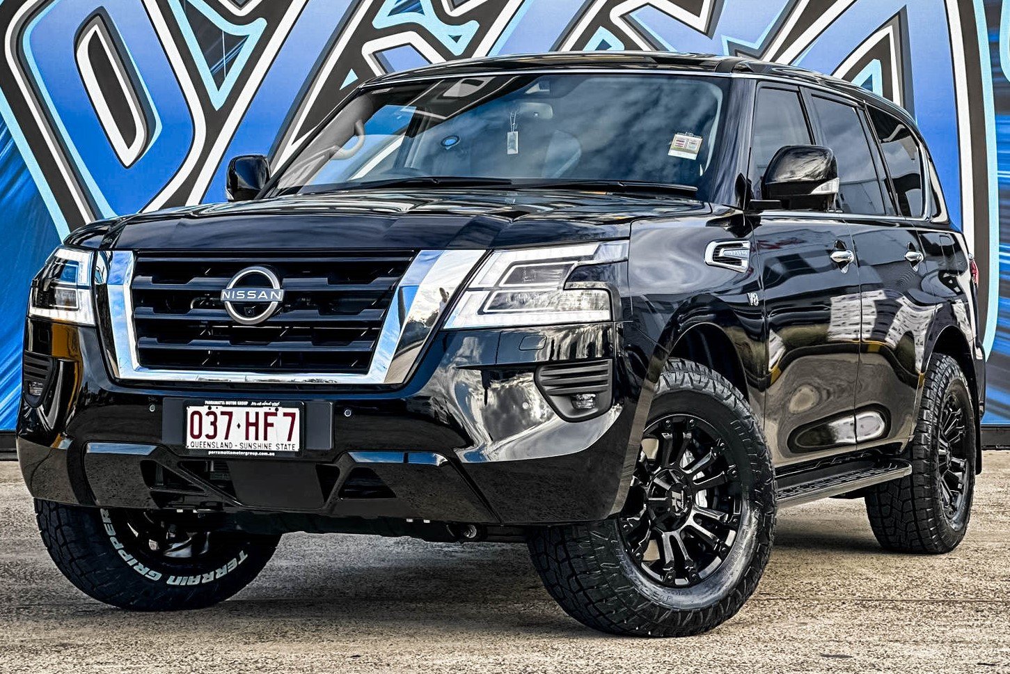 NISSAN PATROL HUSSLA AMBUSH FULL GLOSS BLACK Wheel #13095