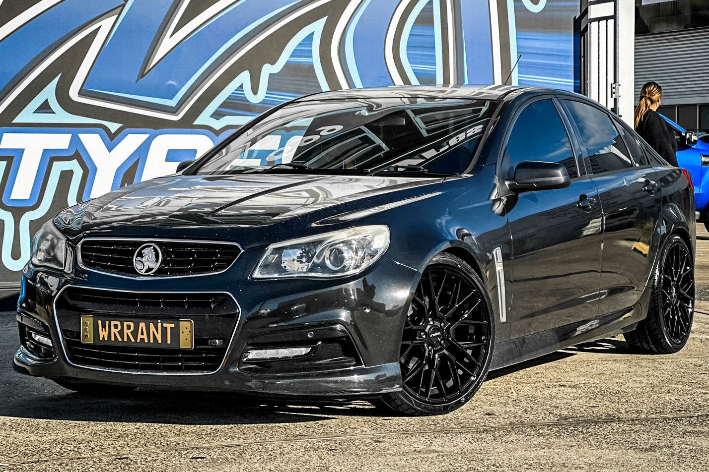 HOLDEN COMMODORE HUSSLA LIT GLOSS BLACK Wheel #13174