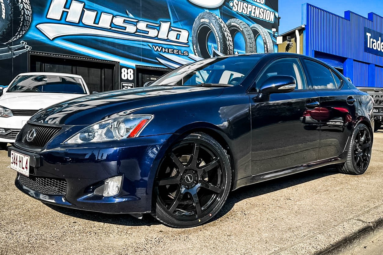 LEXUS IS HUSSLA OSAKA GLOSS BLACK Wheel #13672