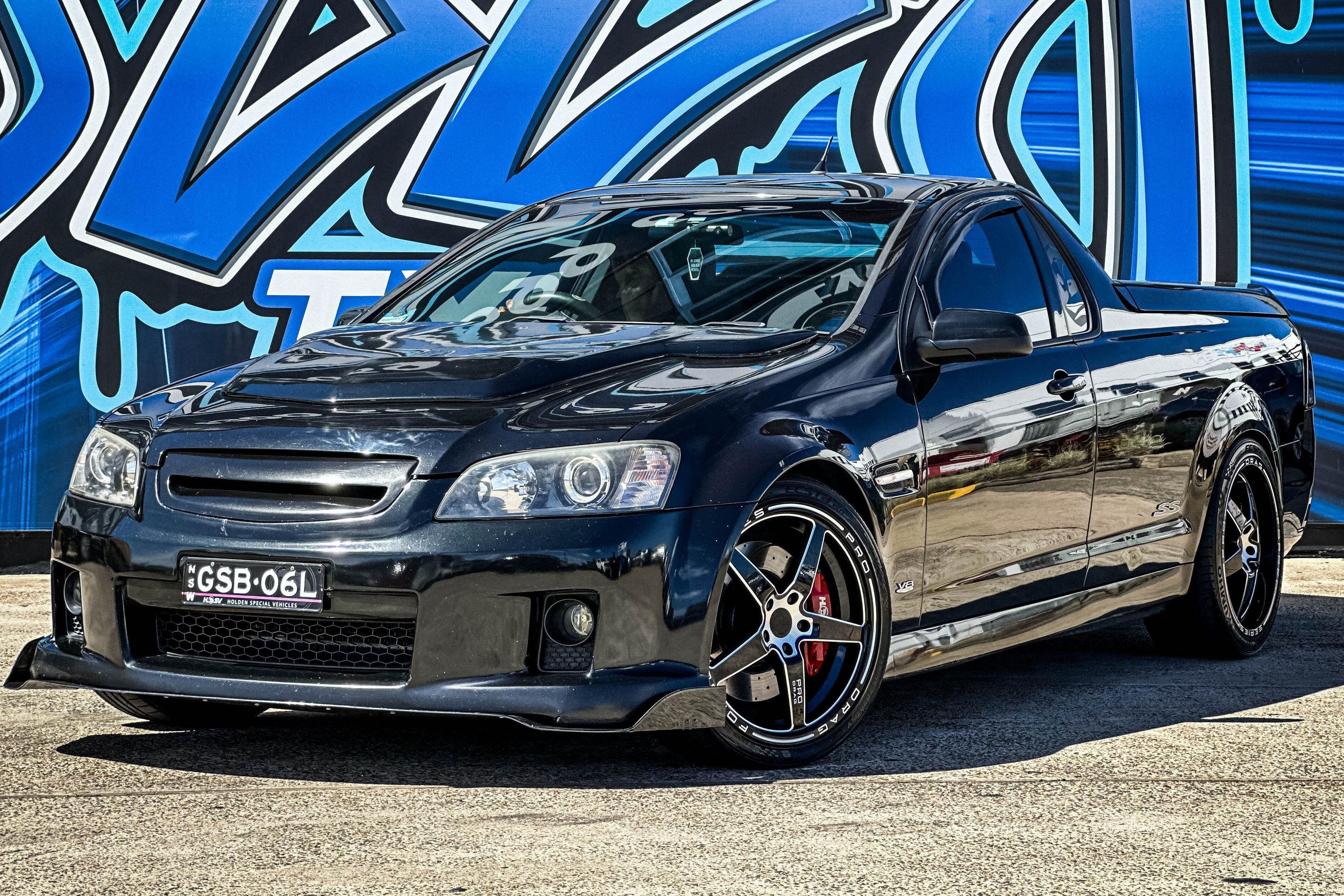 Drag Commodore holden commodore pro drag pd1 black lip wheel #13995