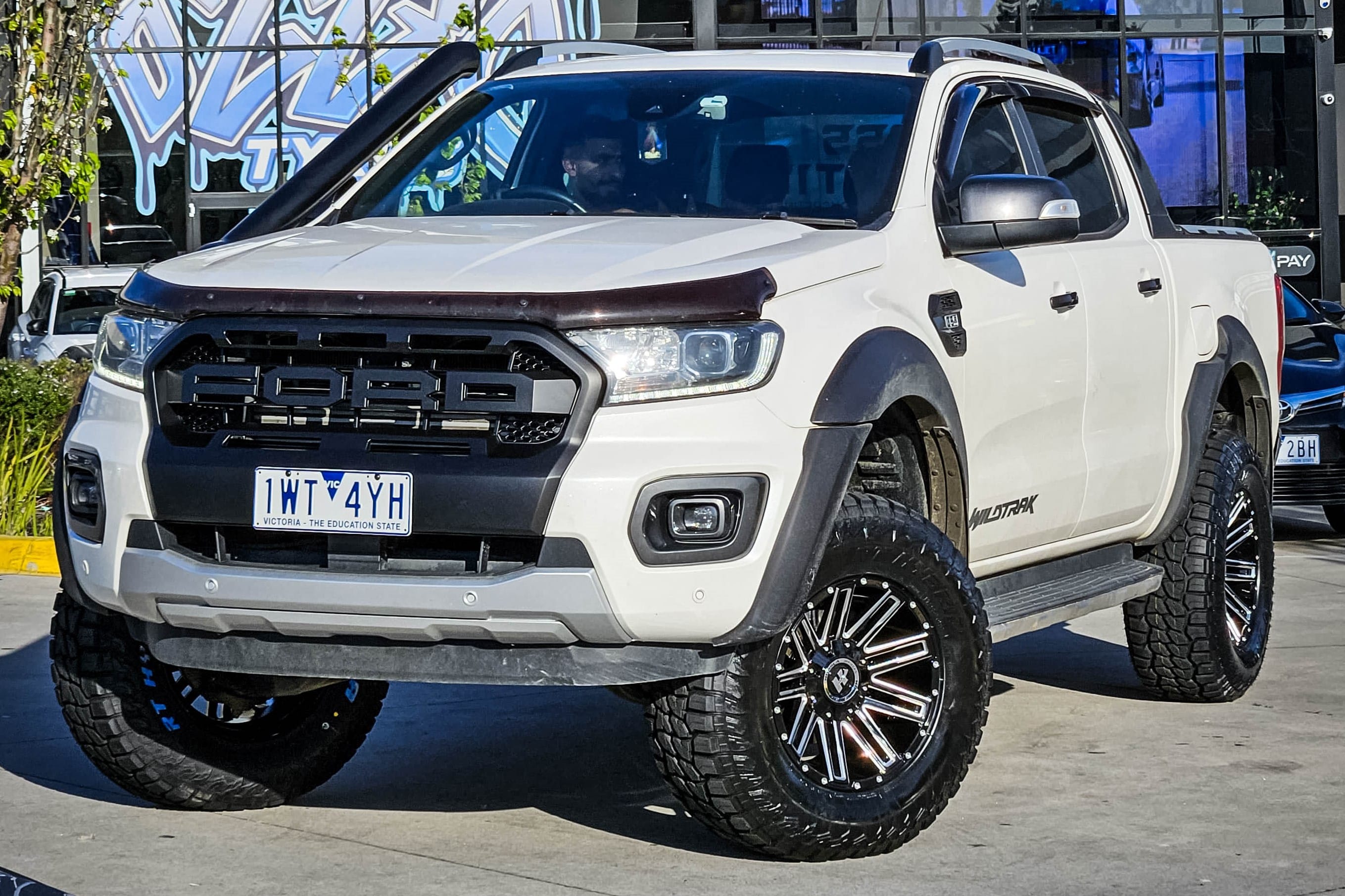 FORD RANGER HUSSLA GAV GLOSS BLACK MILLED SPOKES Wheel #14034