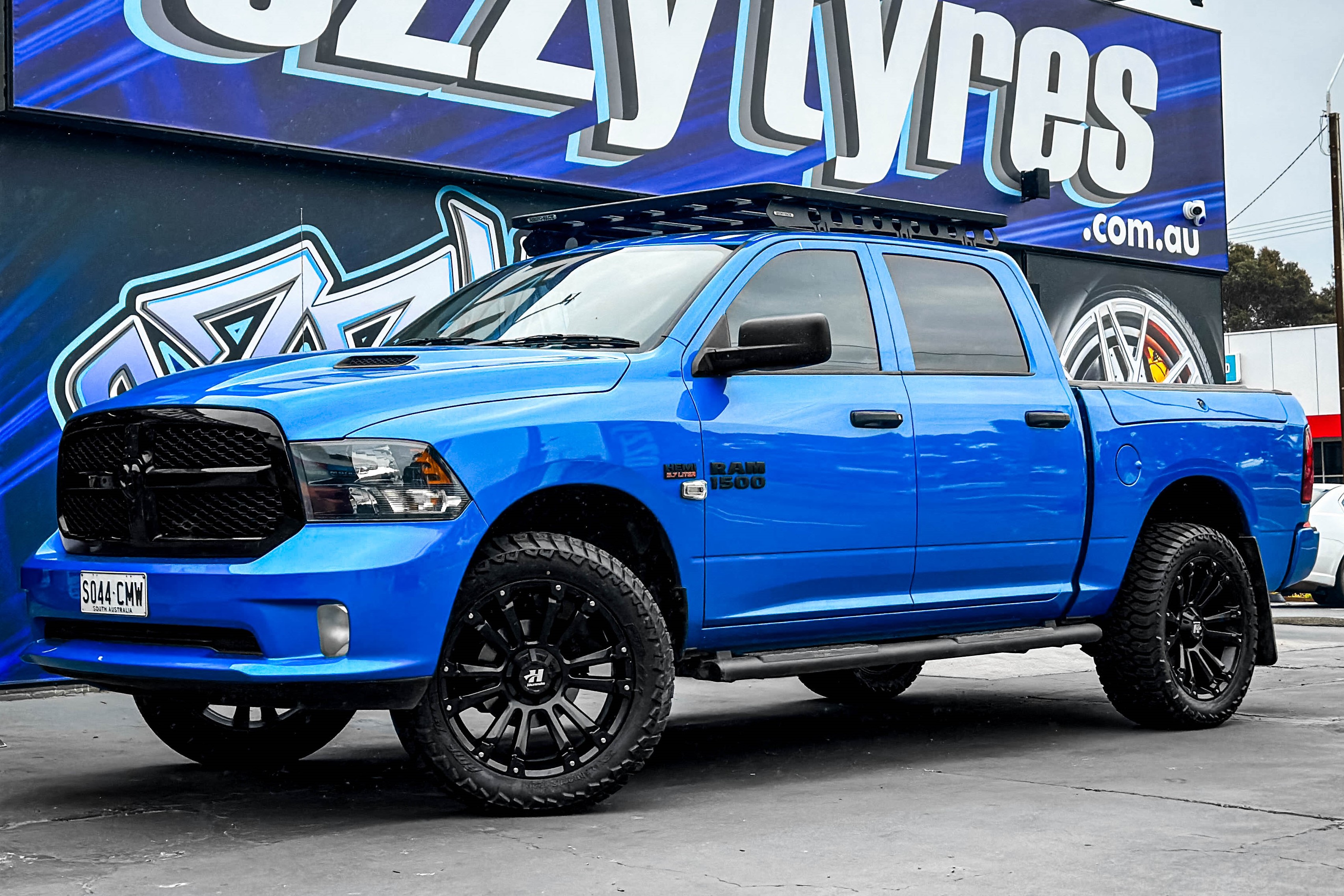 RAM 1500 HUSSLA AMBUSH MATTE BLACK #14169