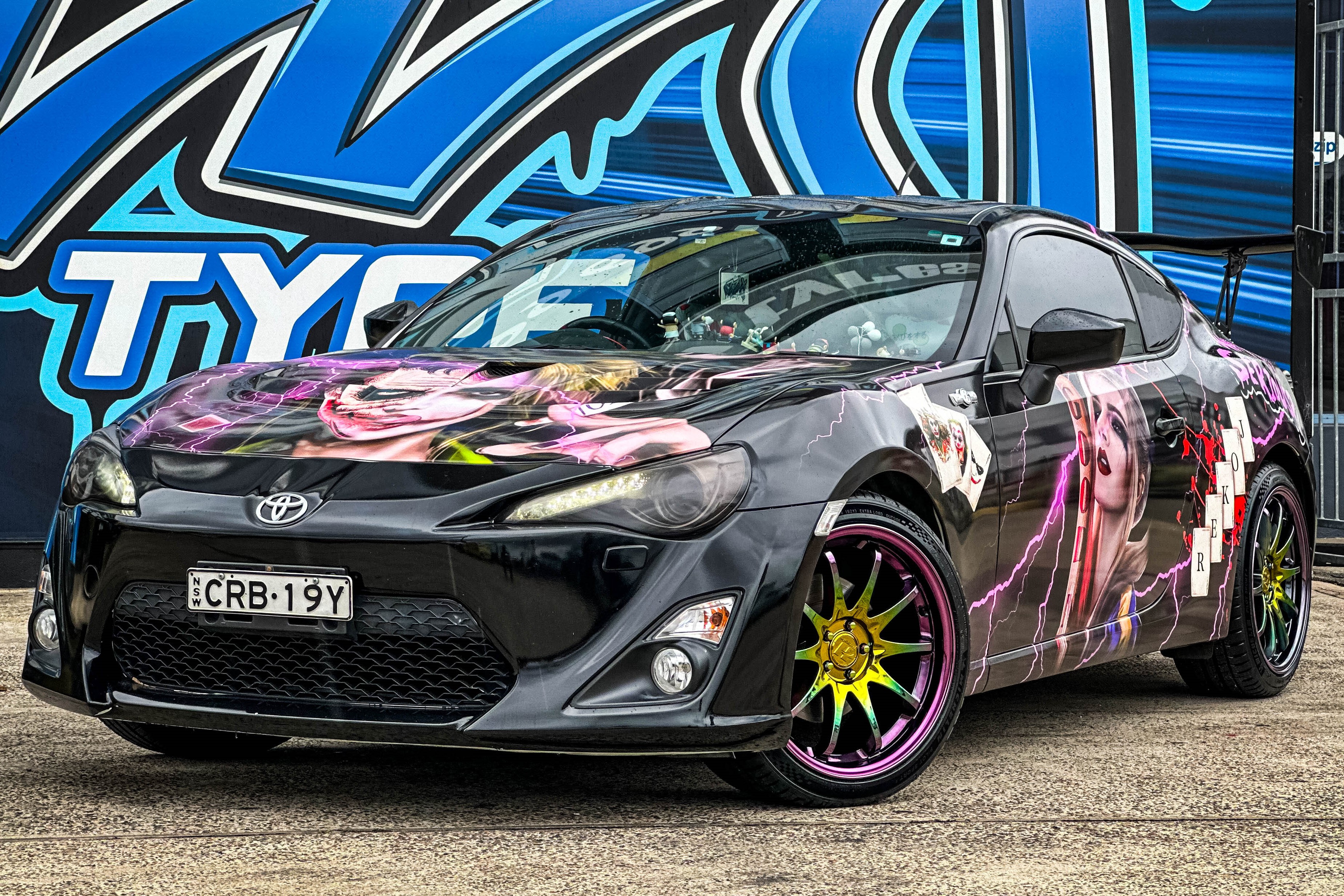 TOYOTA 86 HUSSLA JDM BURNT TITANIUM Wheel #14285