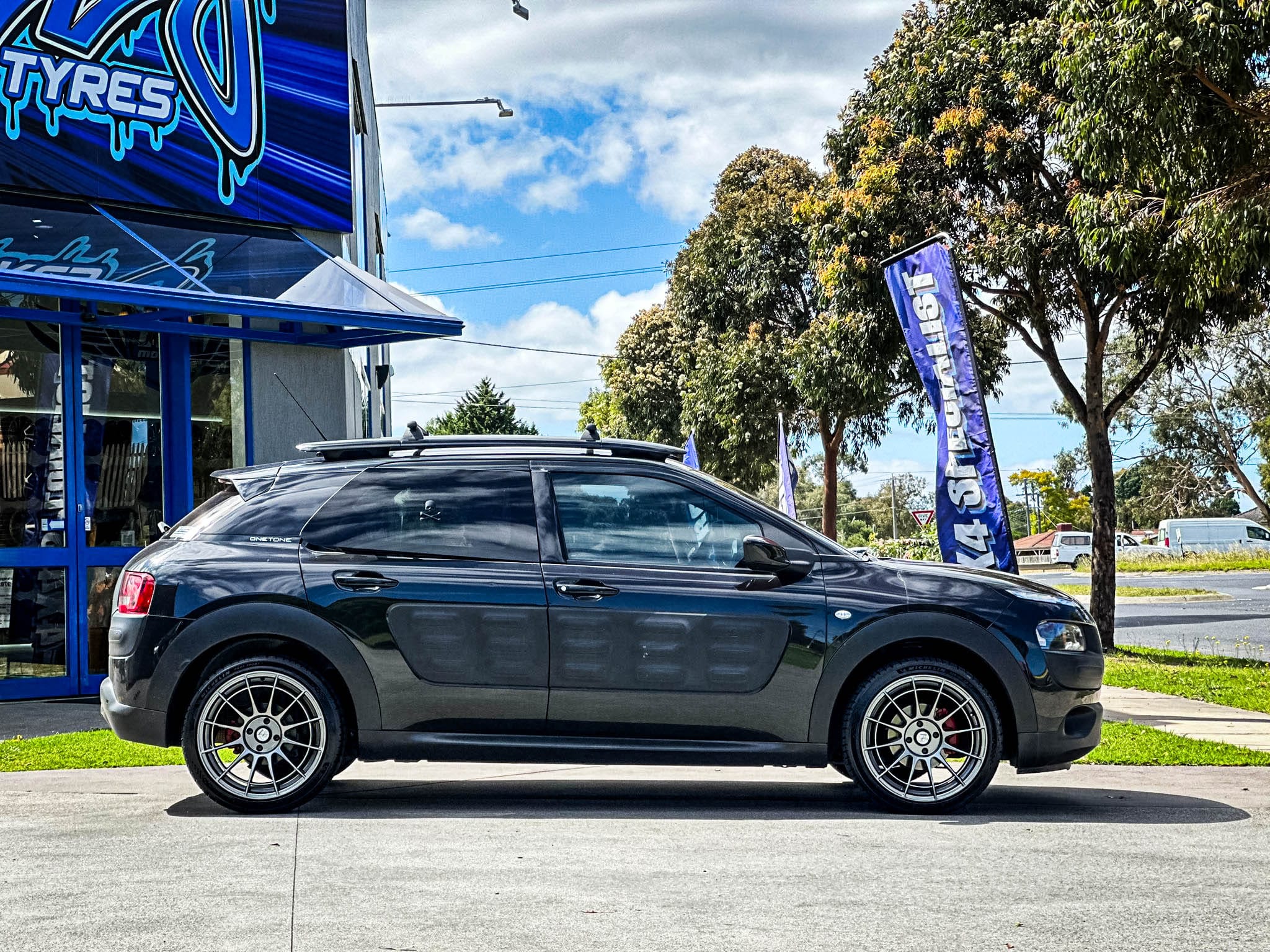 citroen c4 cactus hussla tokyo hyper black wheel #14901