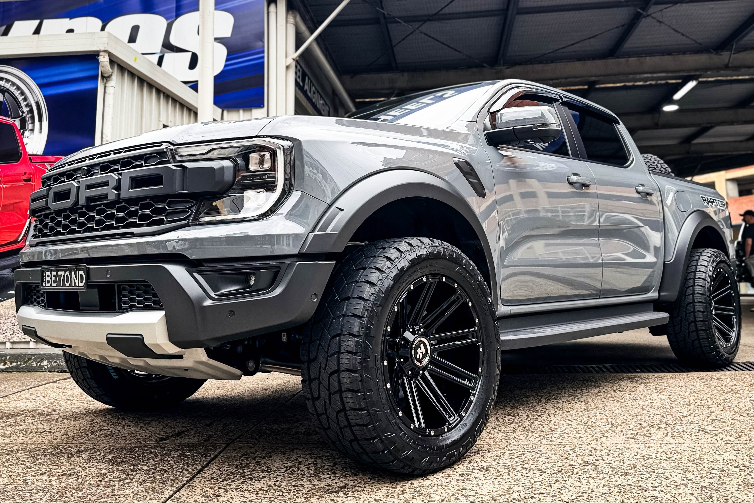 FORD RANGER NEXT GEN HUSSLA GAV GLOSS BLACK Wheel #15002