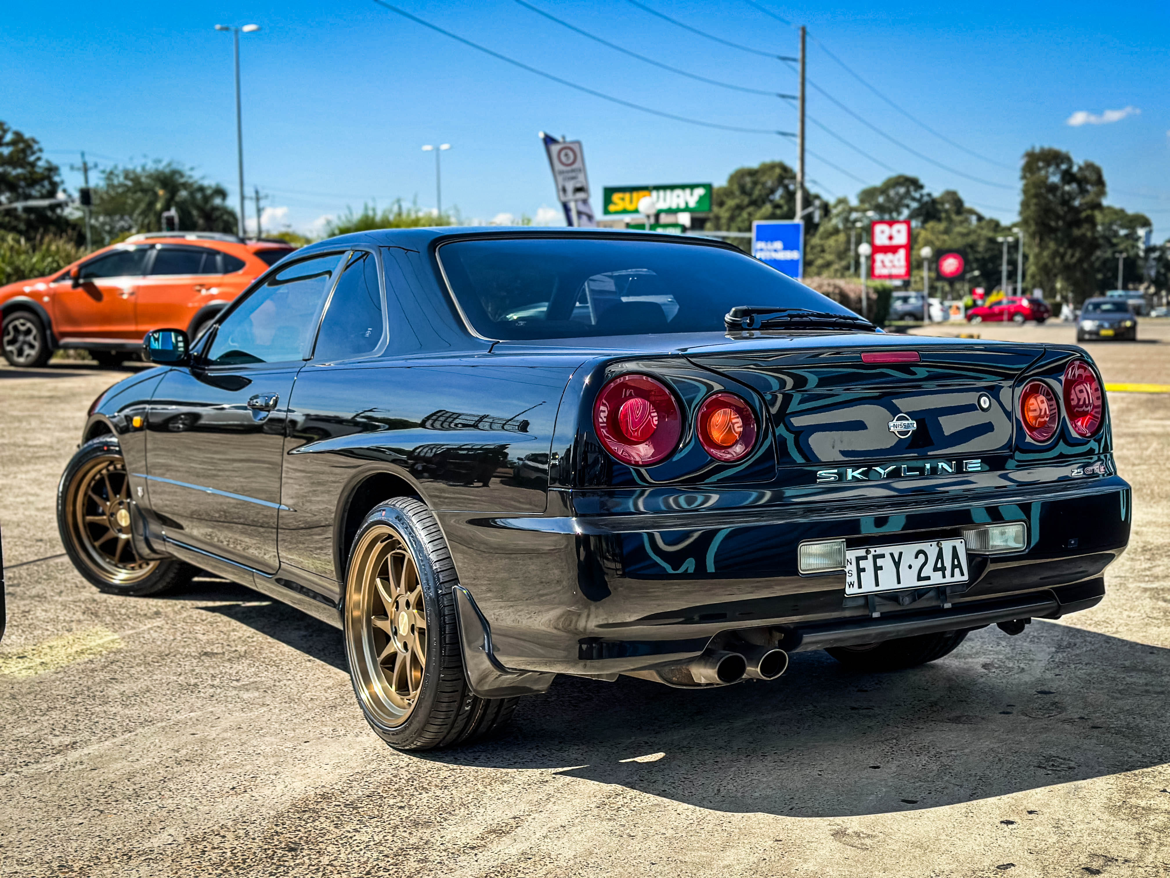 nissan skyline avid av-56 machined bronze wheel #15010
