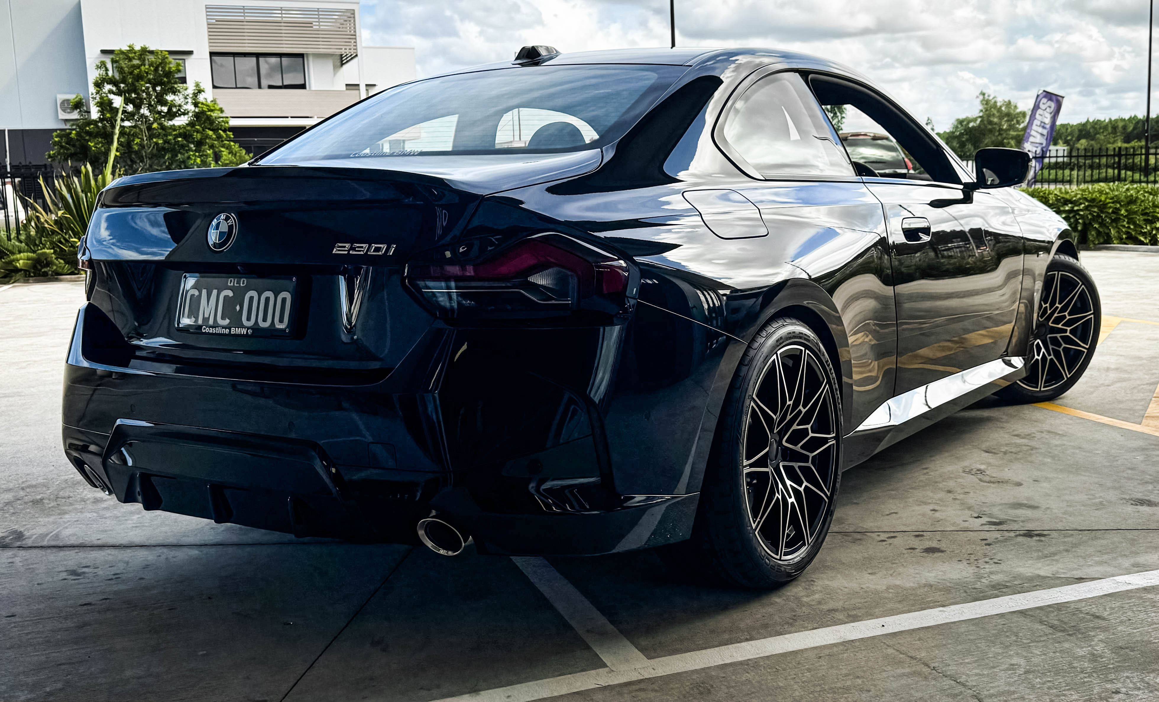 bmw 2 series euro spec replica web 877 machined black wheel