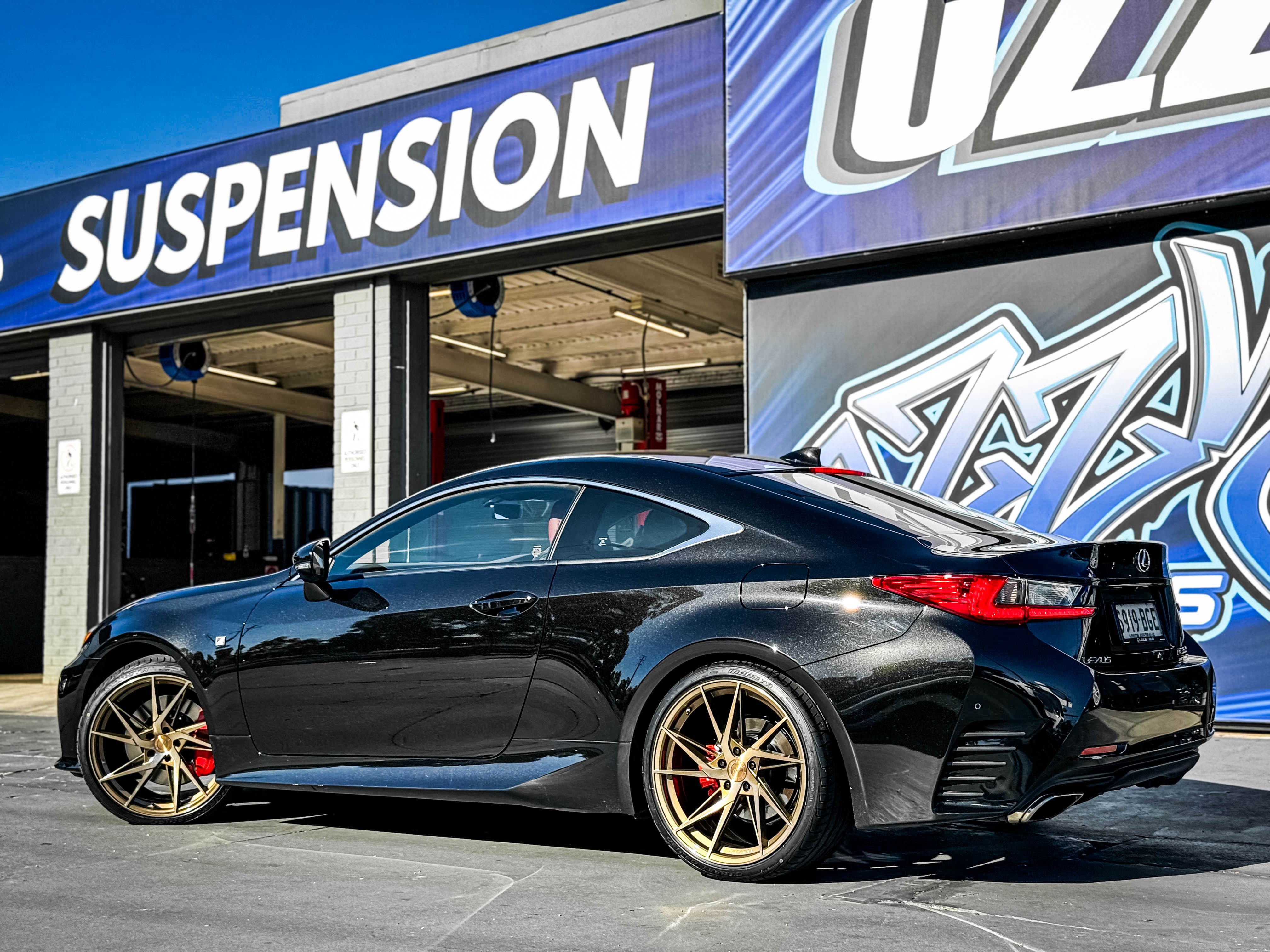 lexus rc vertini rfs1.9 brushed dual bronze wheel #15153