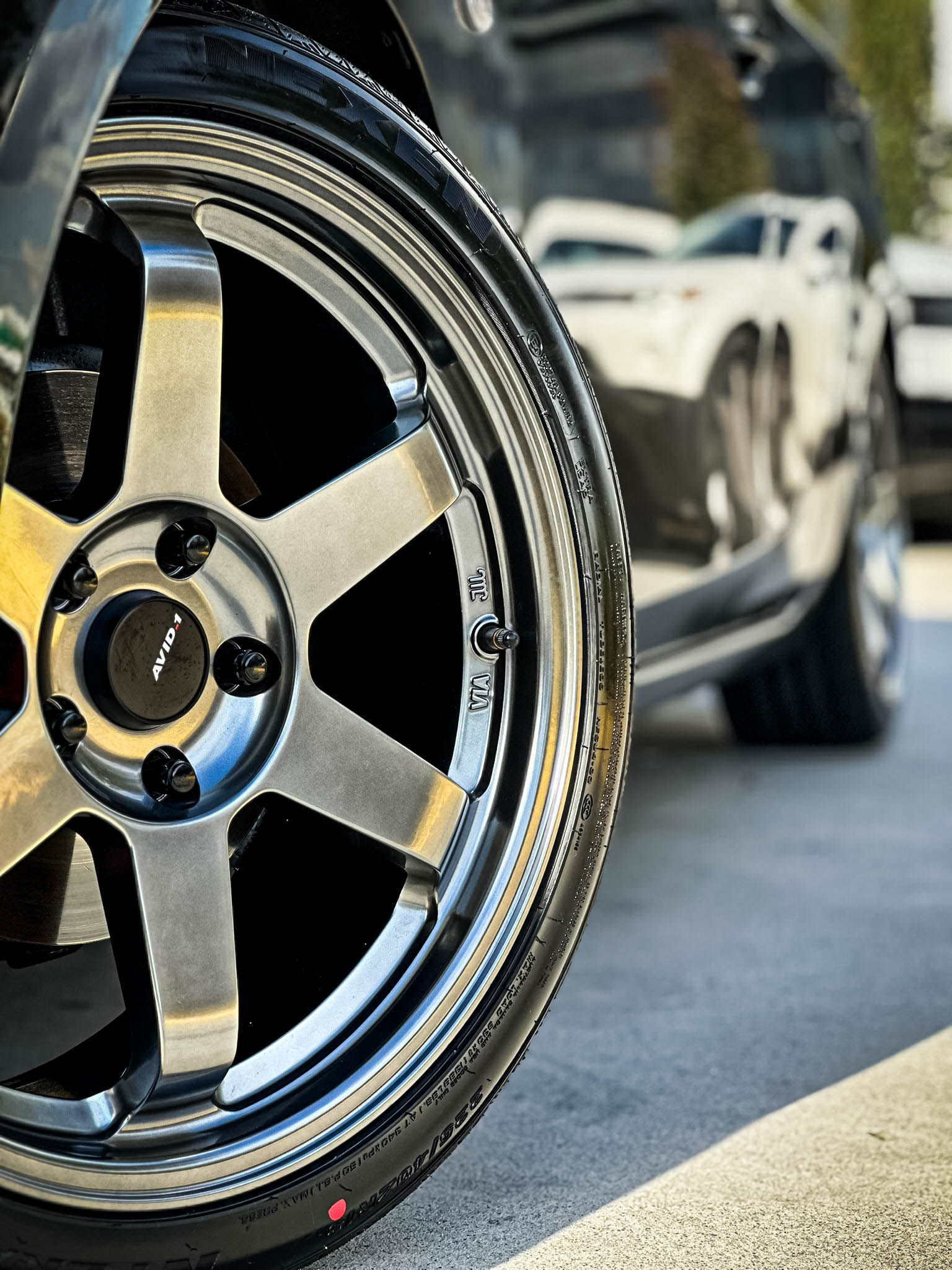 mazda 3 avid av-06 hyper black wheel #15156