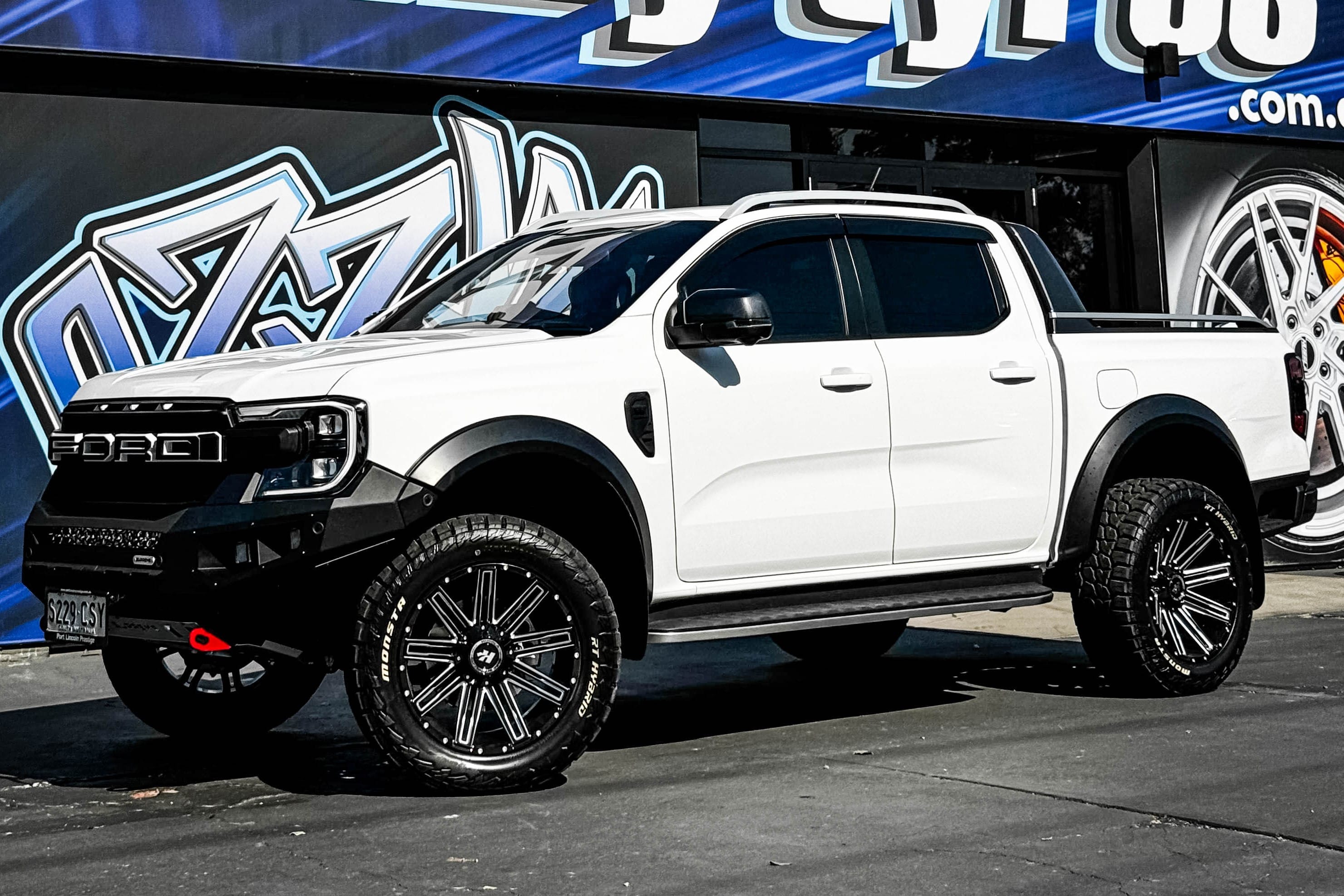 FORD RANGER NEXT GEN HUSSLA GAV GLOSS BLACK MILLED SPOKES Wheel #15199