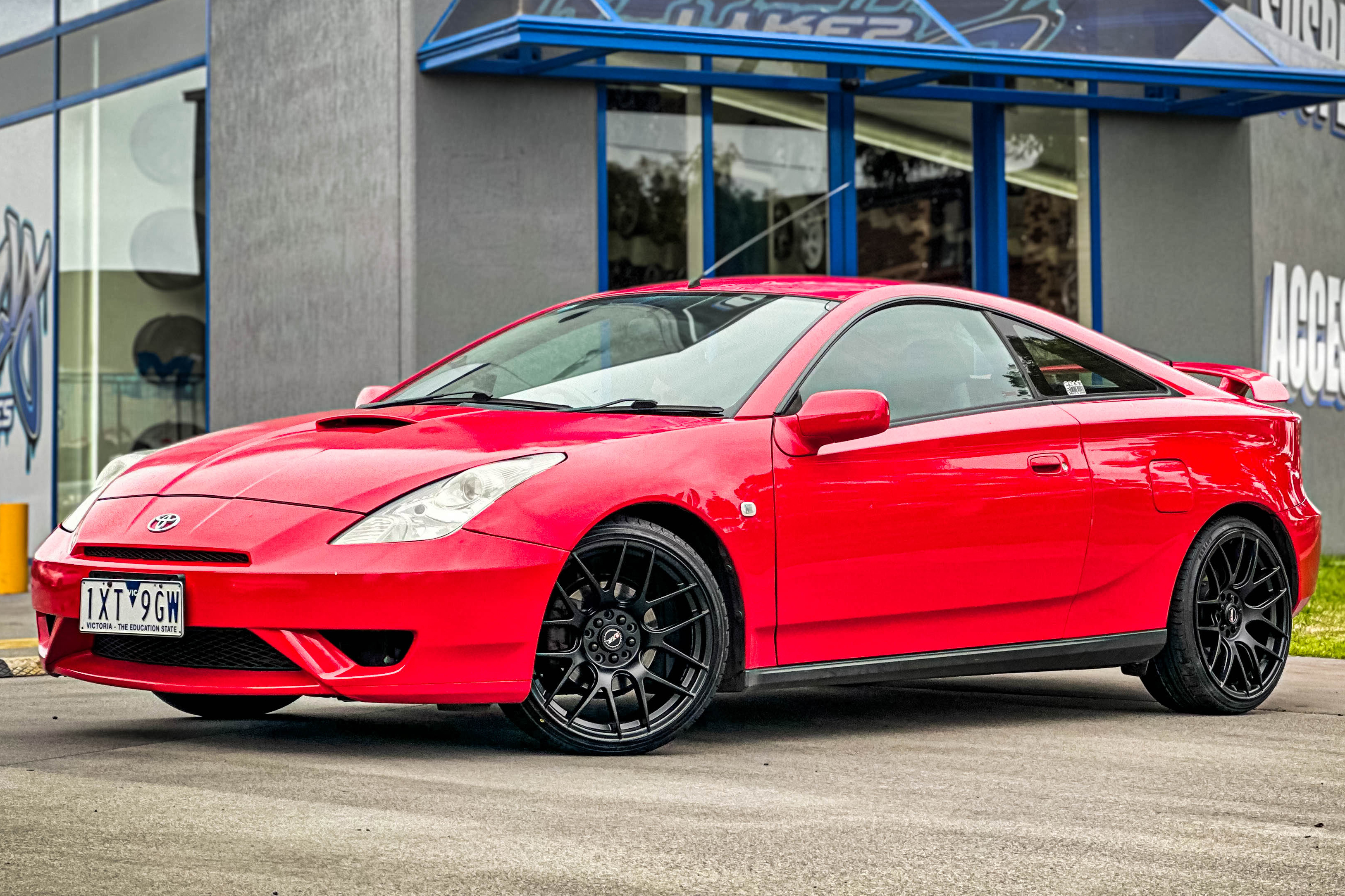 ルリカ様 toyota celica xxr 530 gloss black wheel #15396