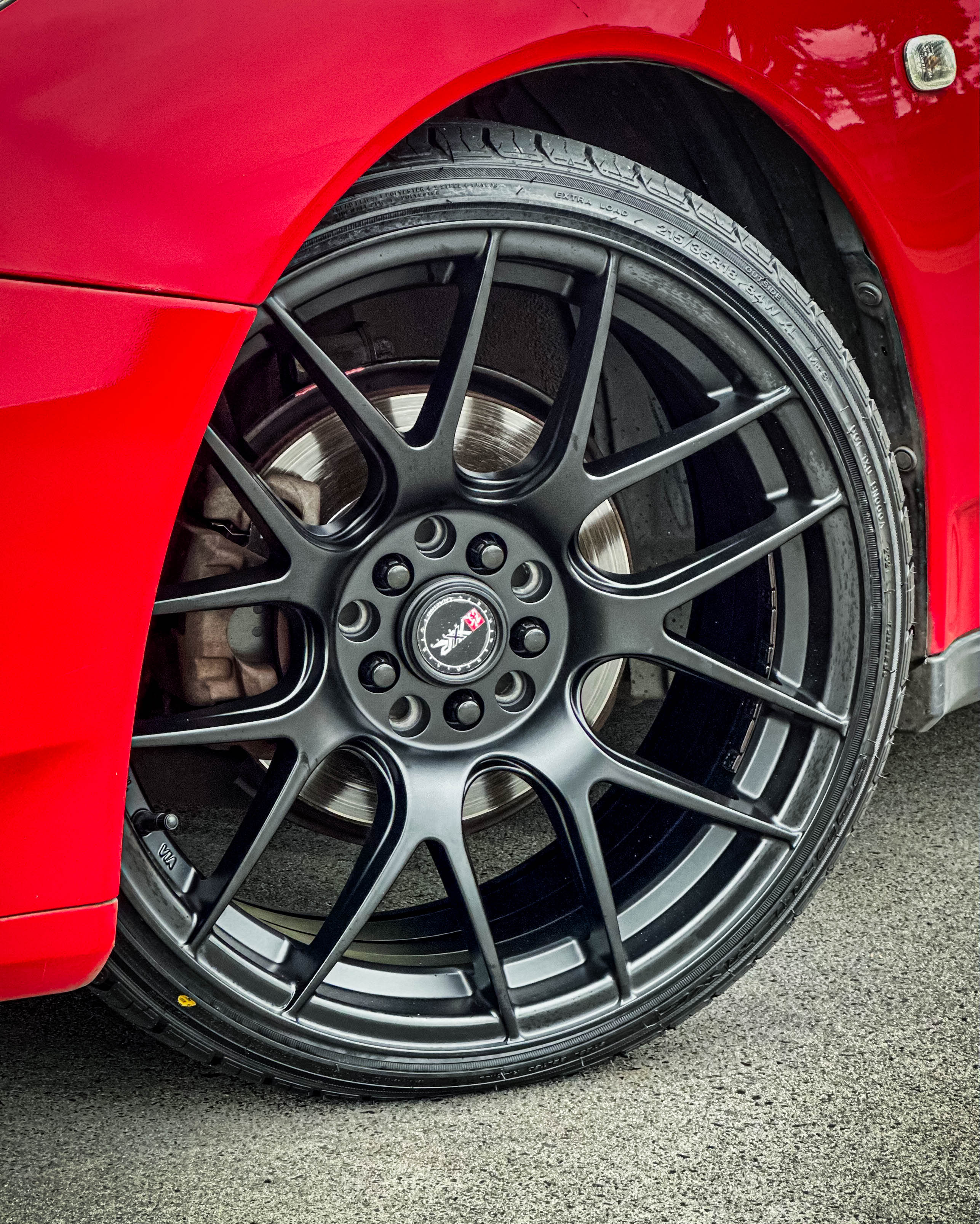 toyota celica xxr 530 gloss black wheel #15396