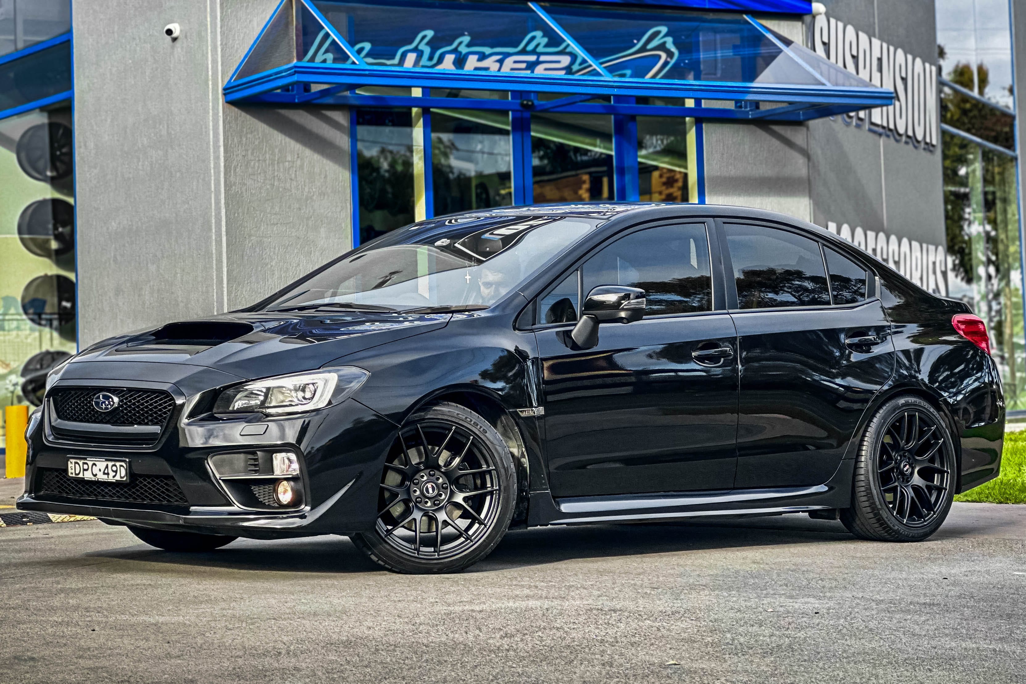 subaru wrx xxr 530 matte black wheel #16259