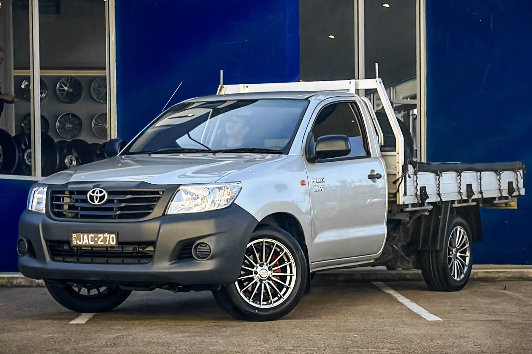 toyota hilux hussla berlin hyper black wheel #16265