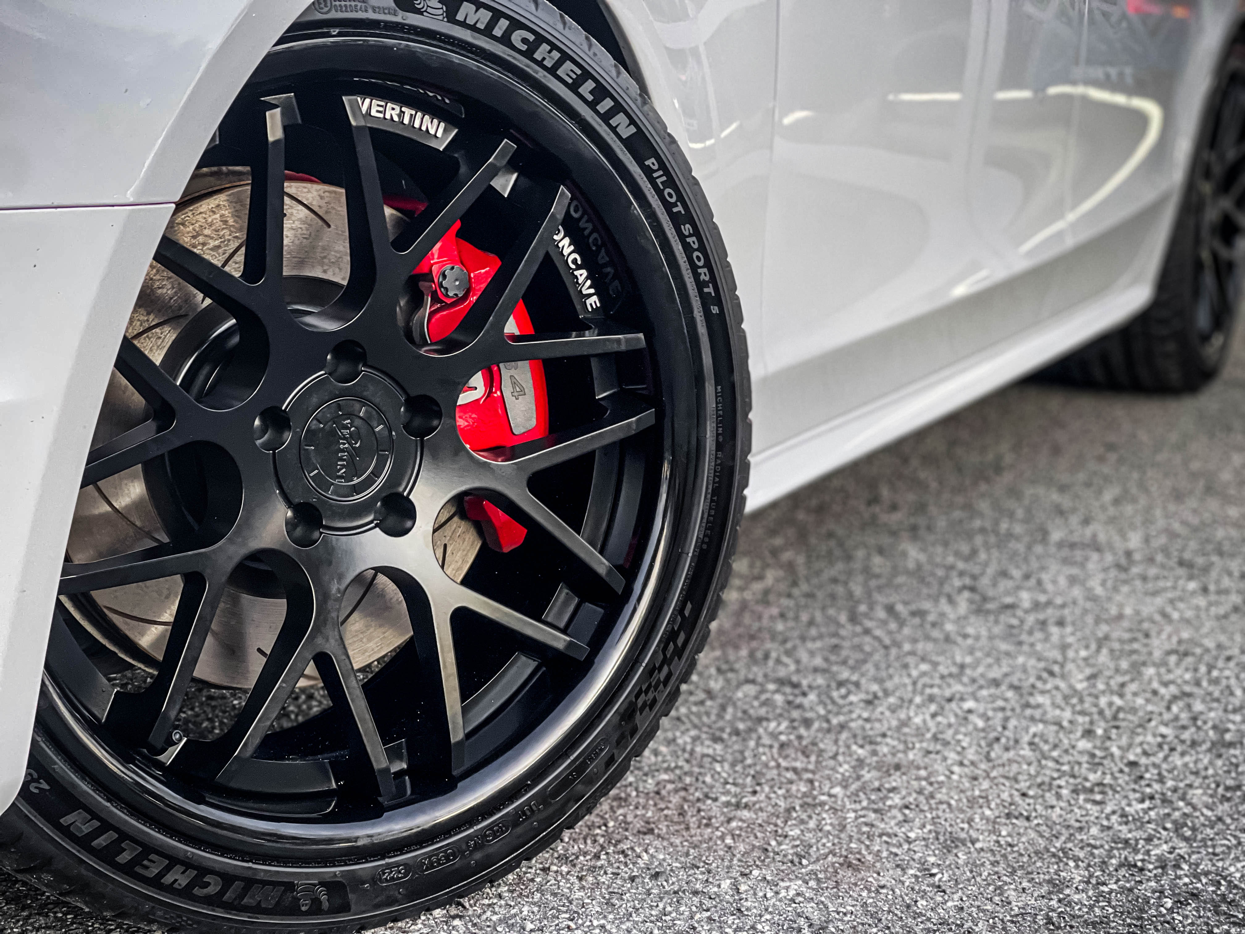 audi s4 vertini magic matte black wheel #16283