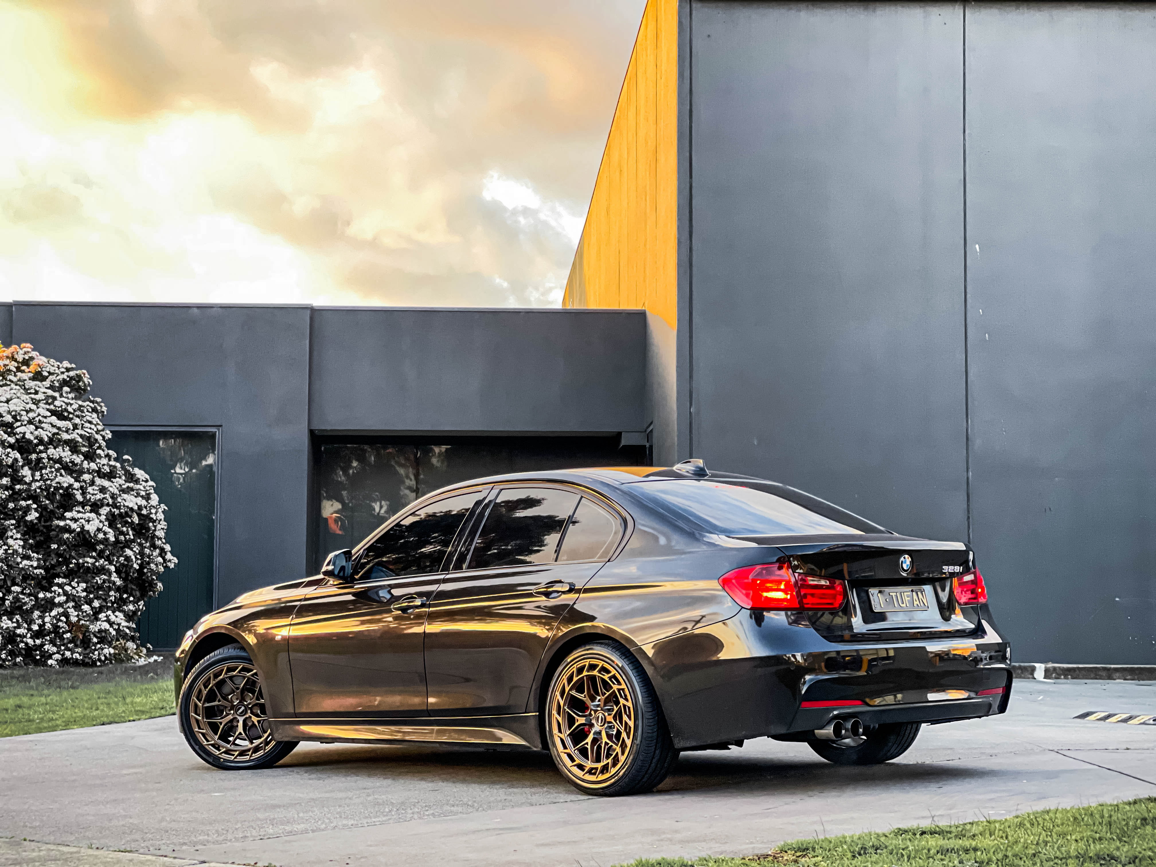 bmw 3 series hussla gunner copper bronze wheel #16320
