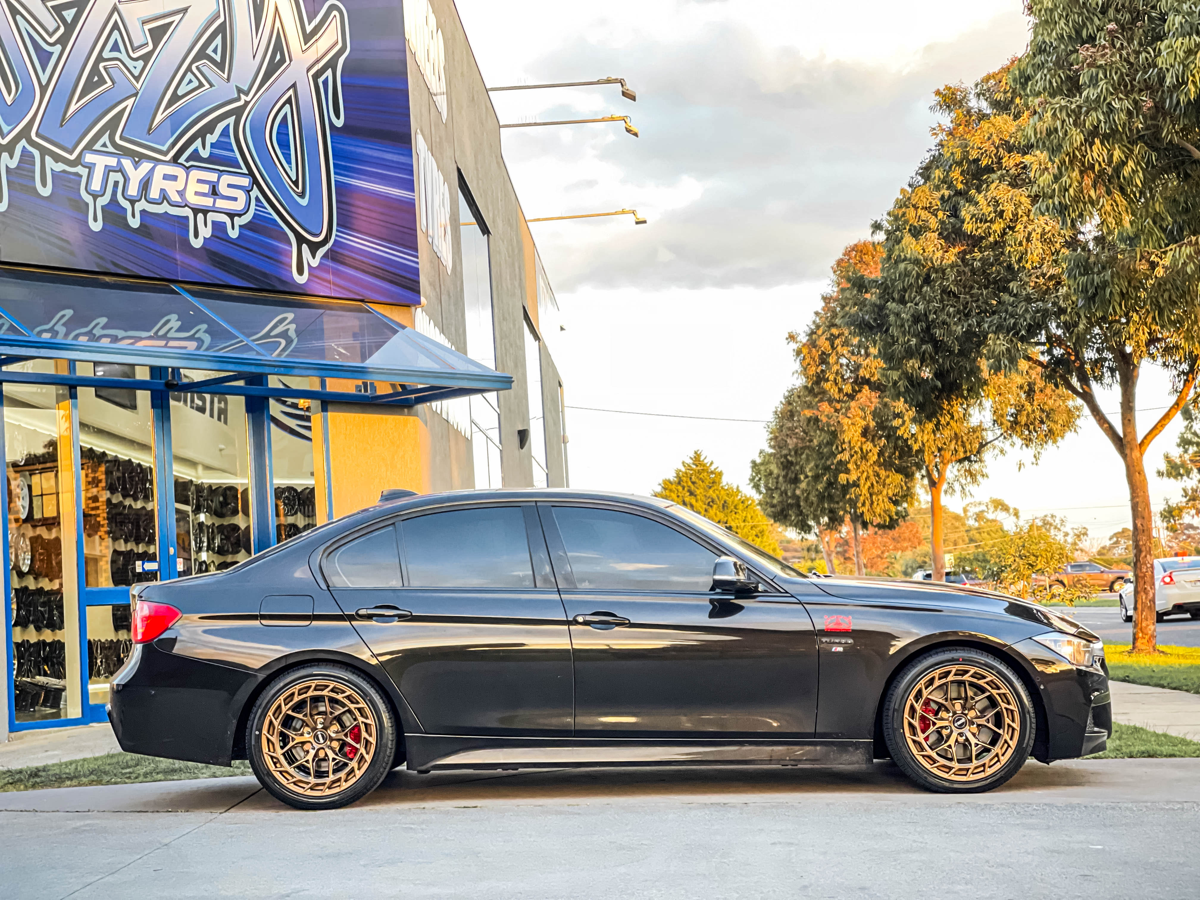 bmw 3 series hussla gunner copper bronze wheel #16320