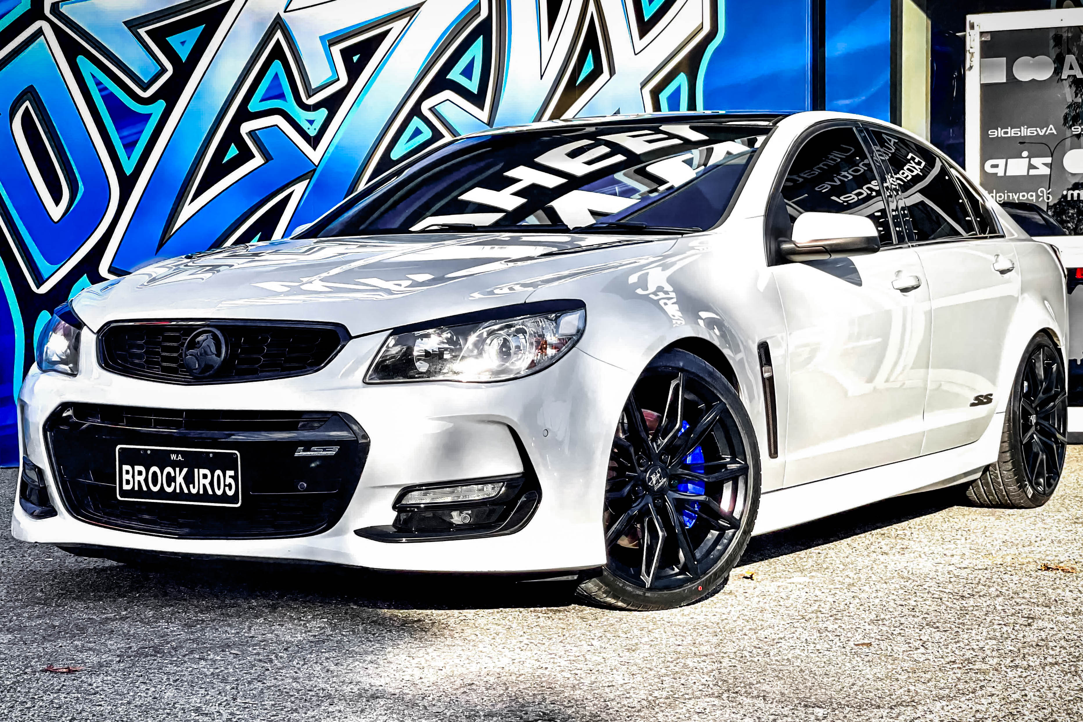 HOLDEN COMMODORE HUSSLA MEDUSA MATTE BLACK Wheel #16327