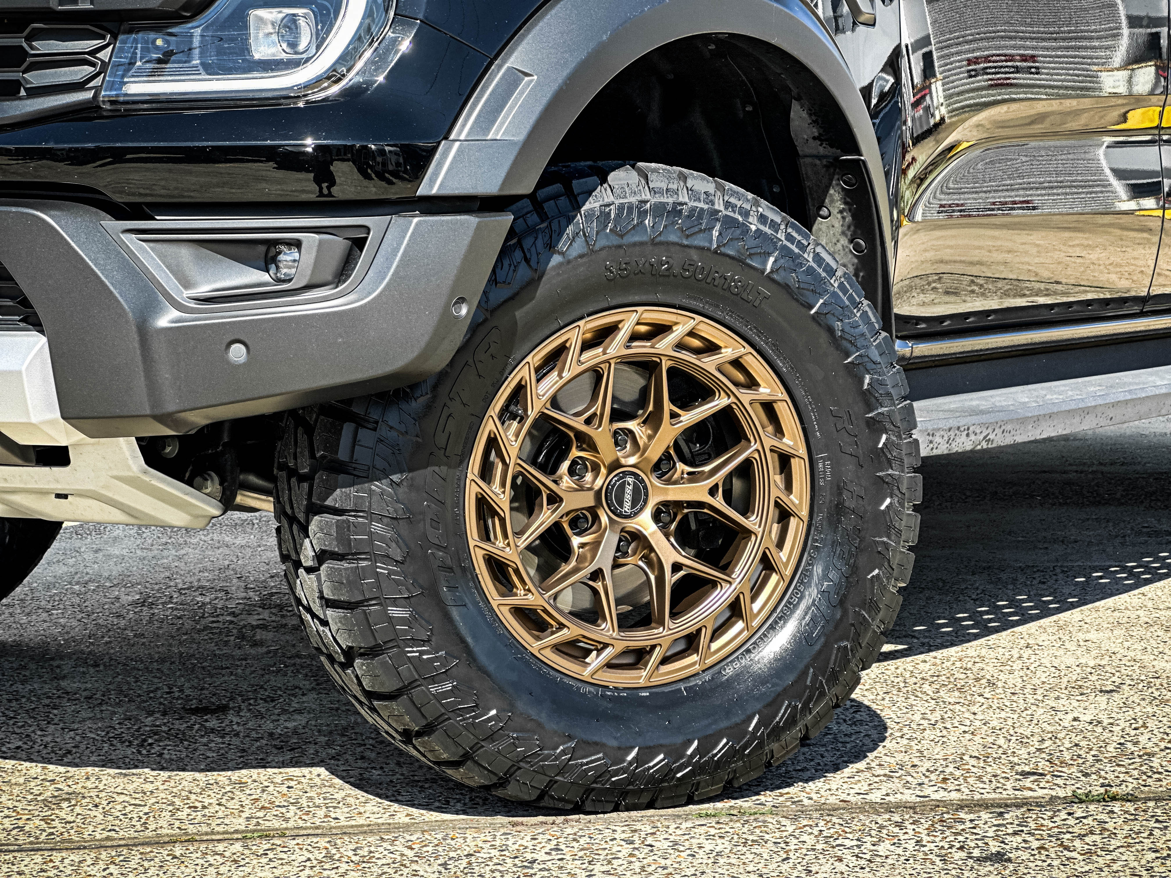 Ford Ranger Raptor Copper ford ranger raptor hussla gunner copper bronze wheel #16509